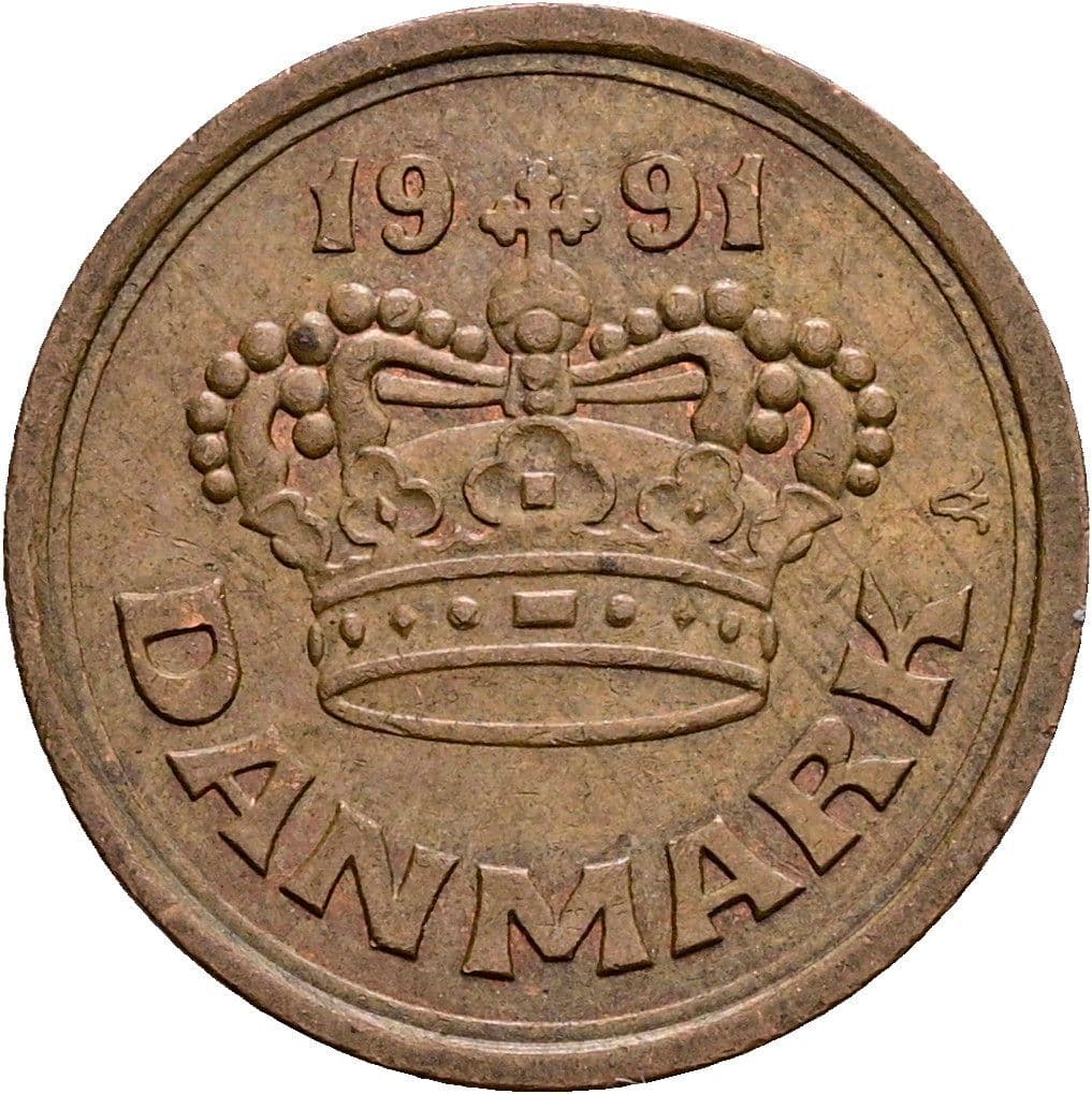 25 Öre 1991 – Rückseite