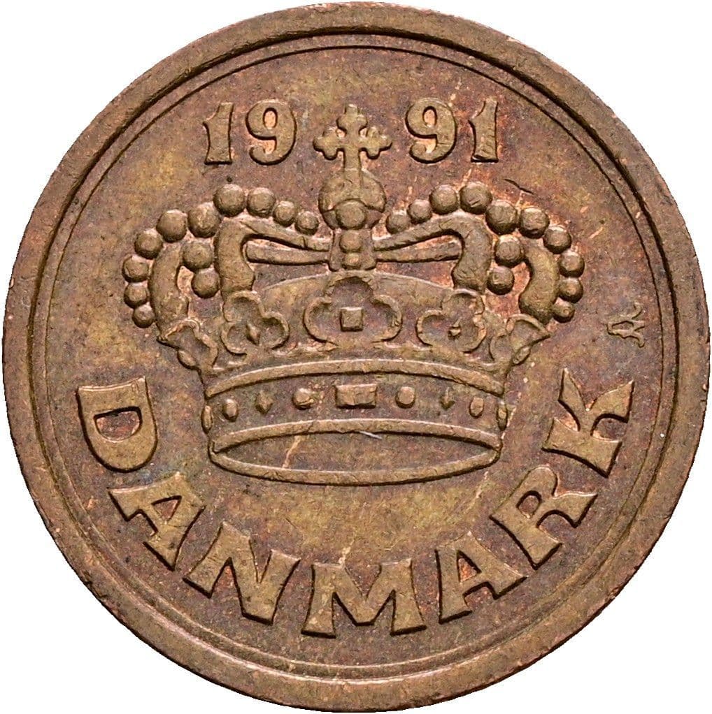 25 Öre 1991 – Rückseite