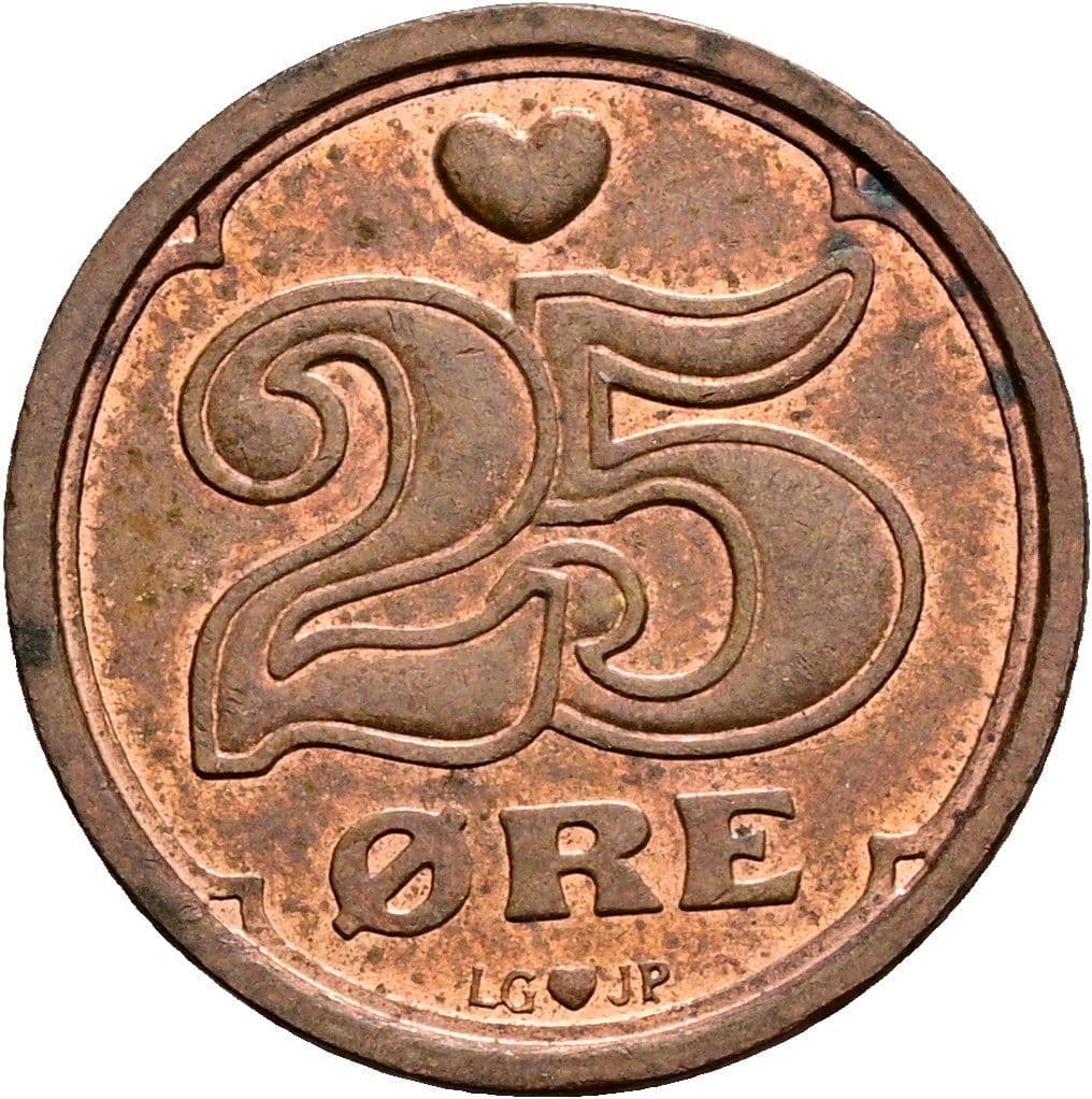 25 Öre 1990 – Vorderseite