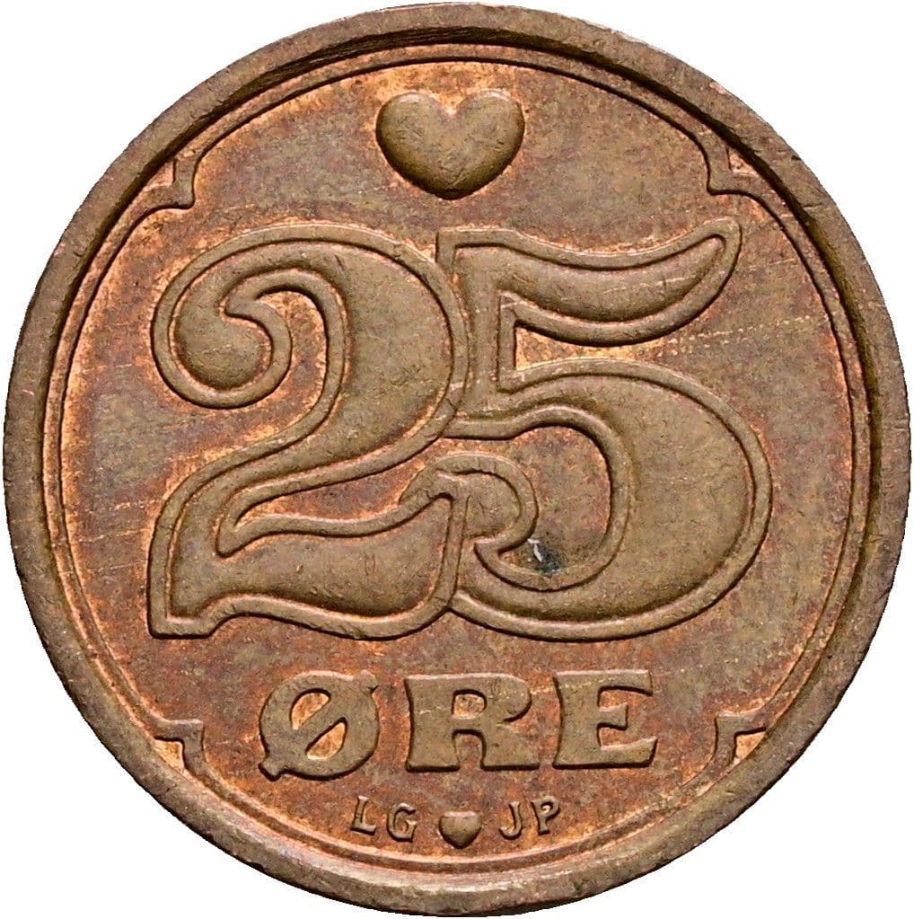25 Öre 1991 – Vorderseite