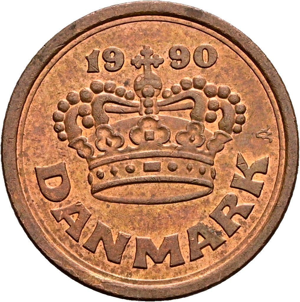 25 Öre 1990 – Rückseite
