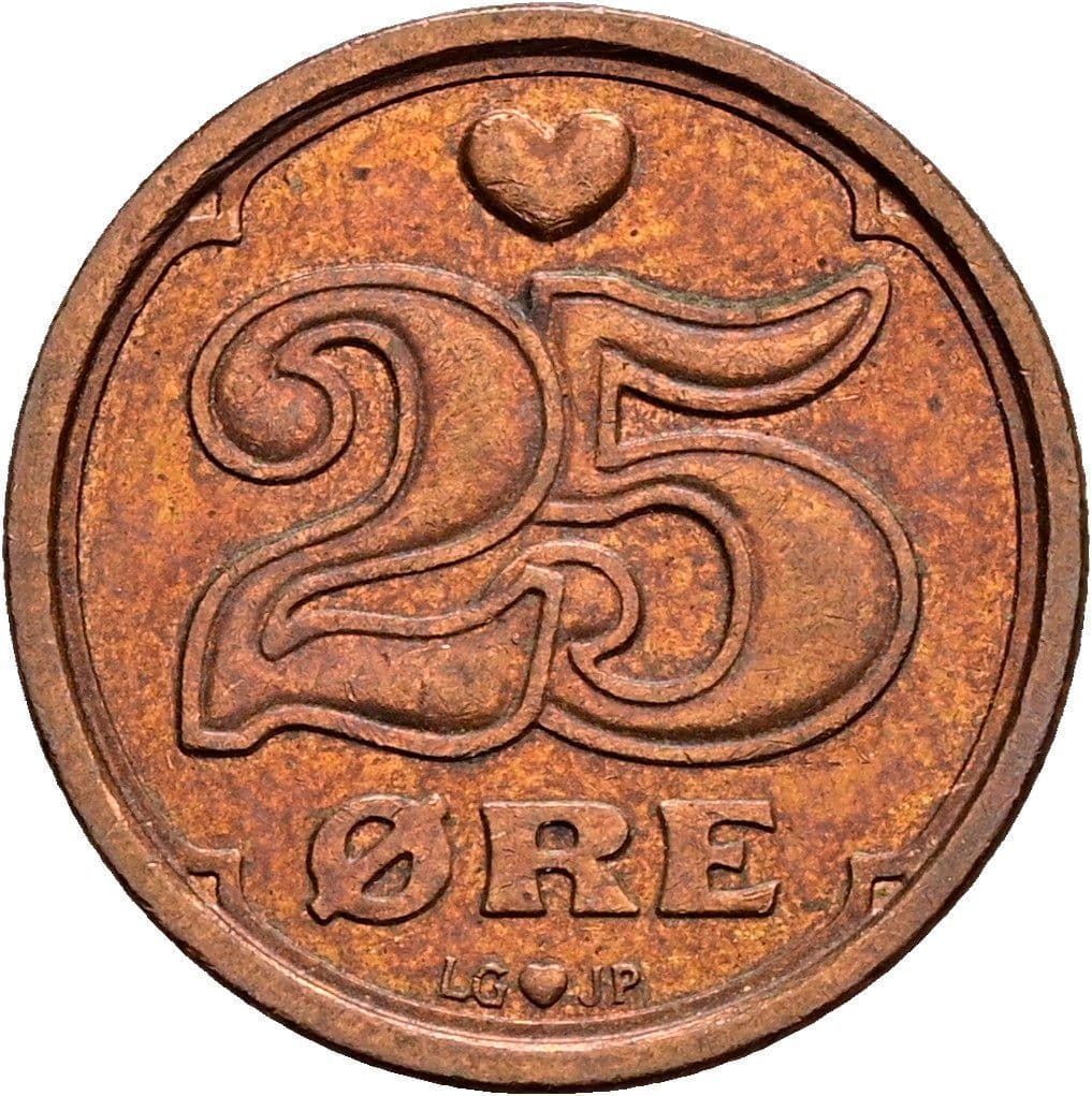 25 Öre 1990 – Vorderseite