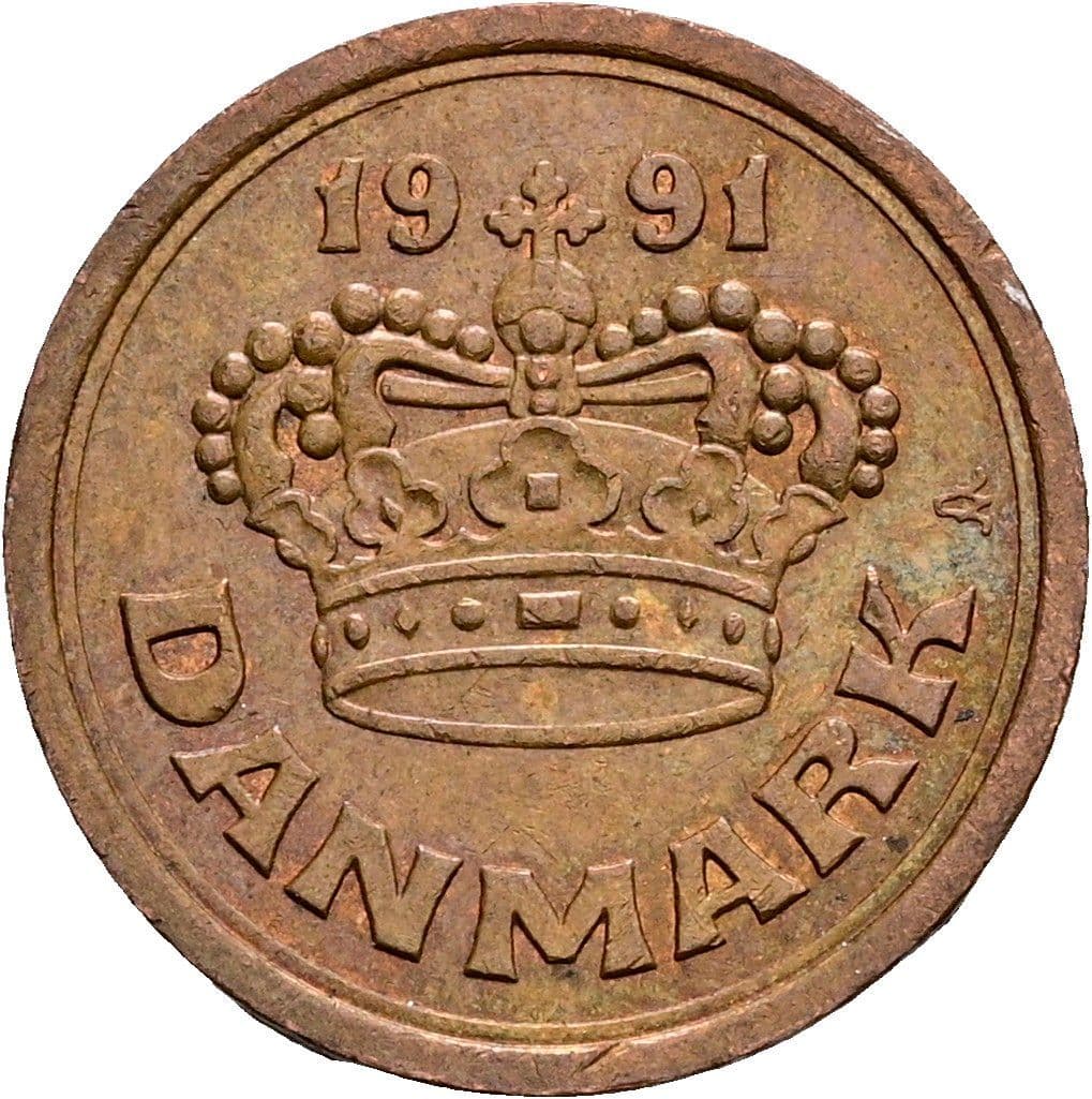25 Öre 1991 – Rückseite