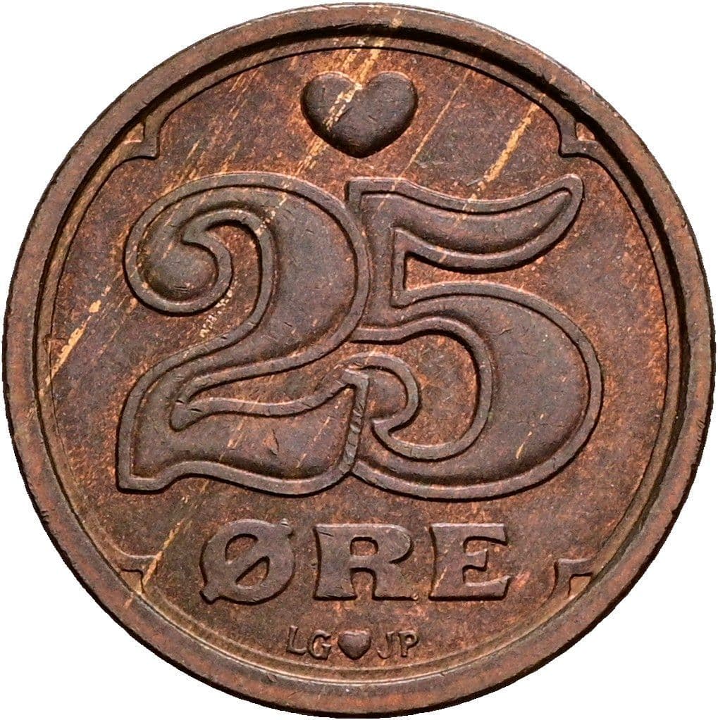 25 Öre 1990 – Vorderseite