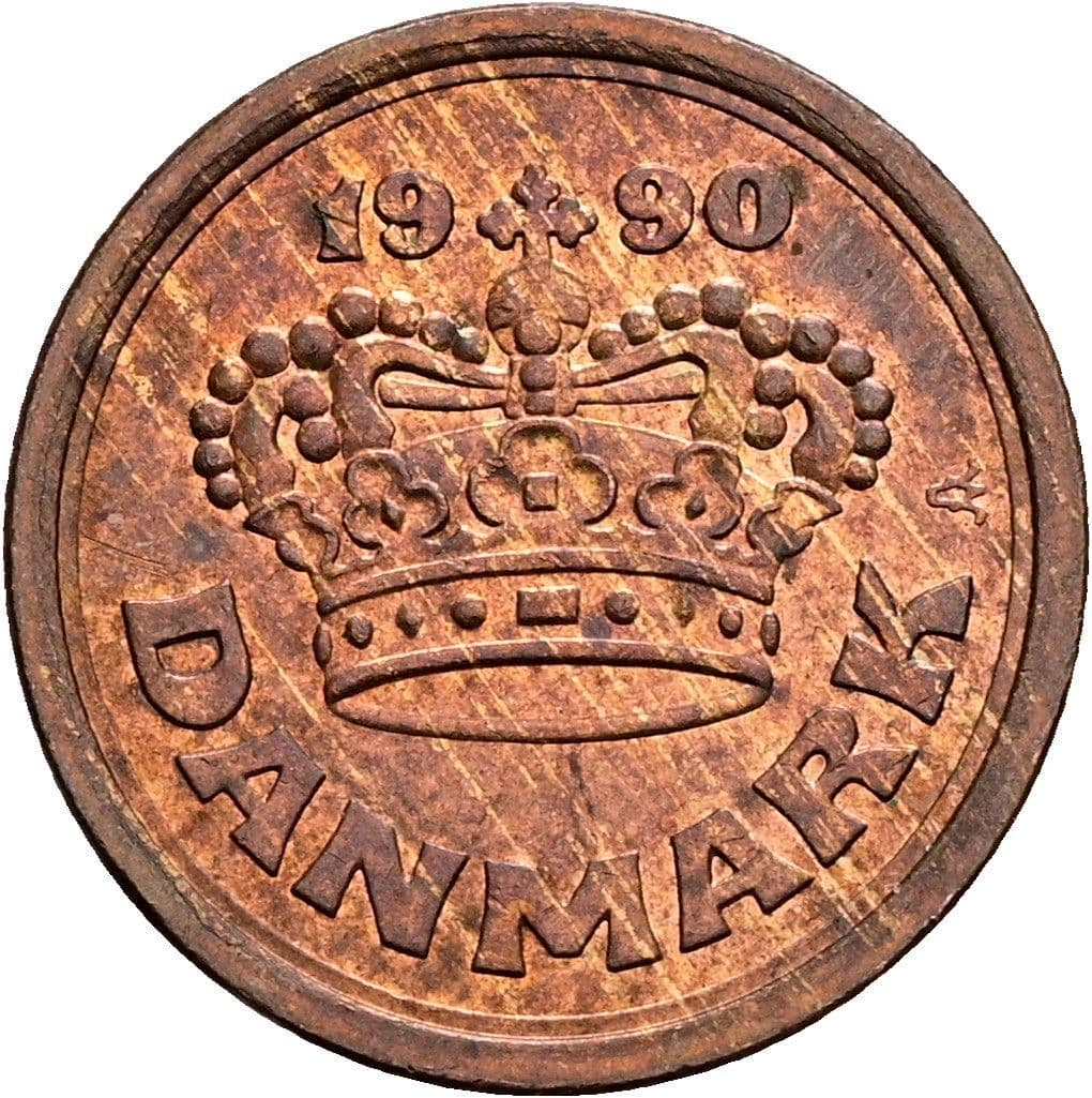 25 Öre 1990 – Rückseite