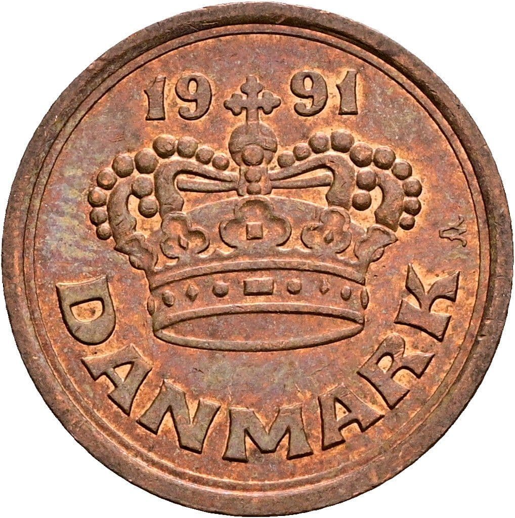 25 Öre 1991 – Rückseite