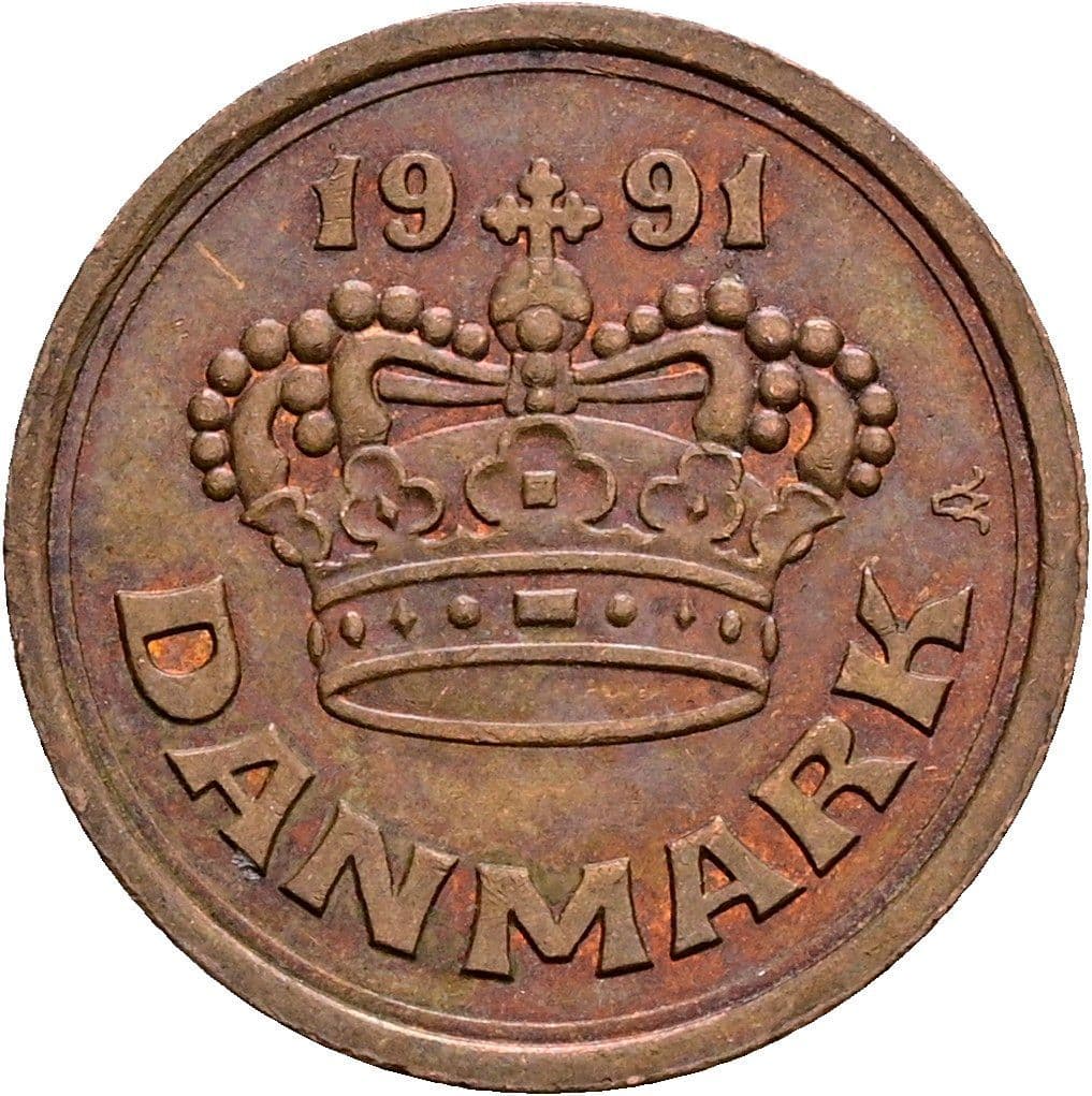 25 Öre 1991 – Rückseite