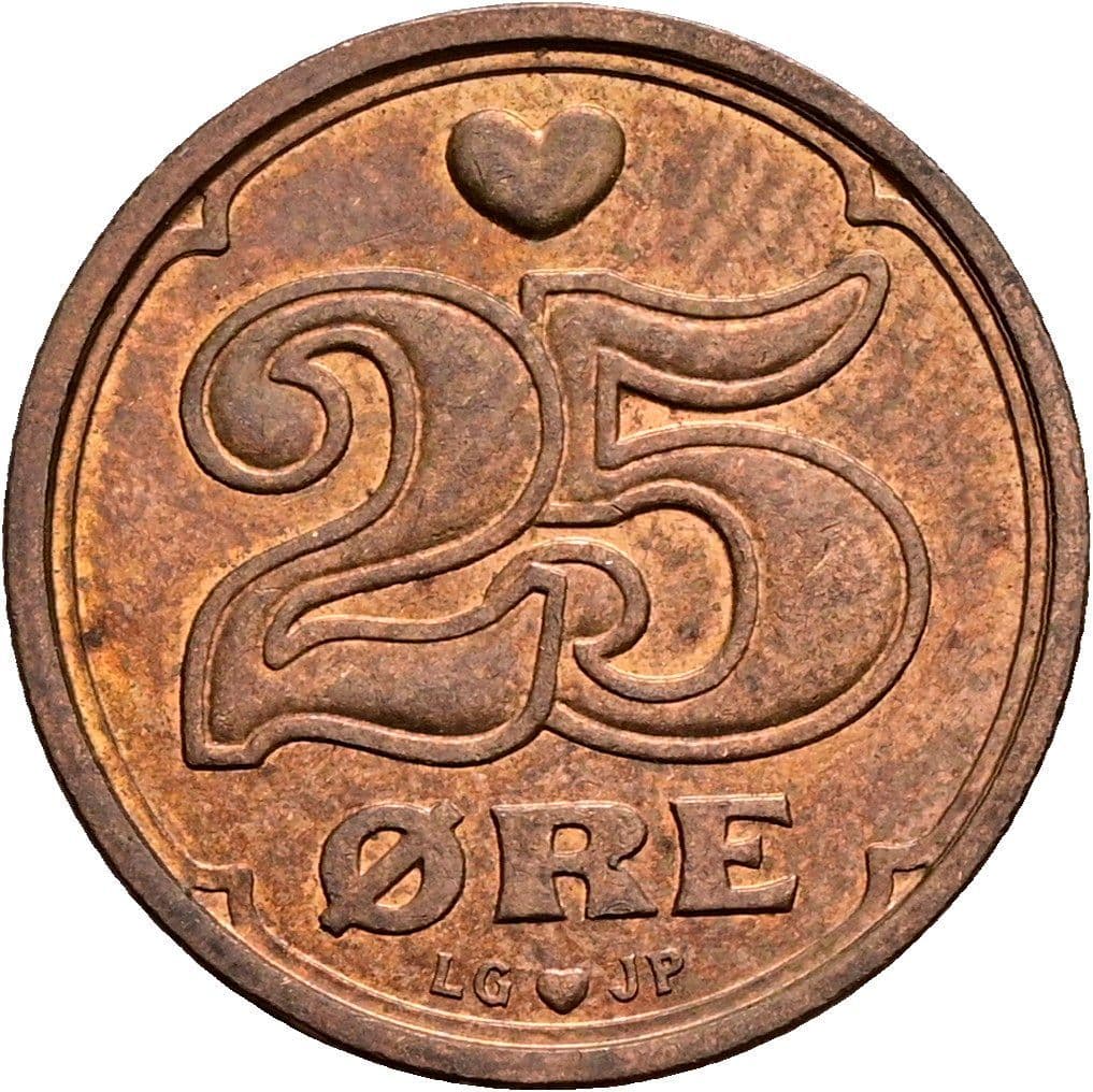 25 Öre 1993 – Vorderseite