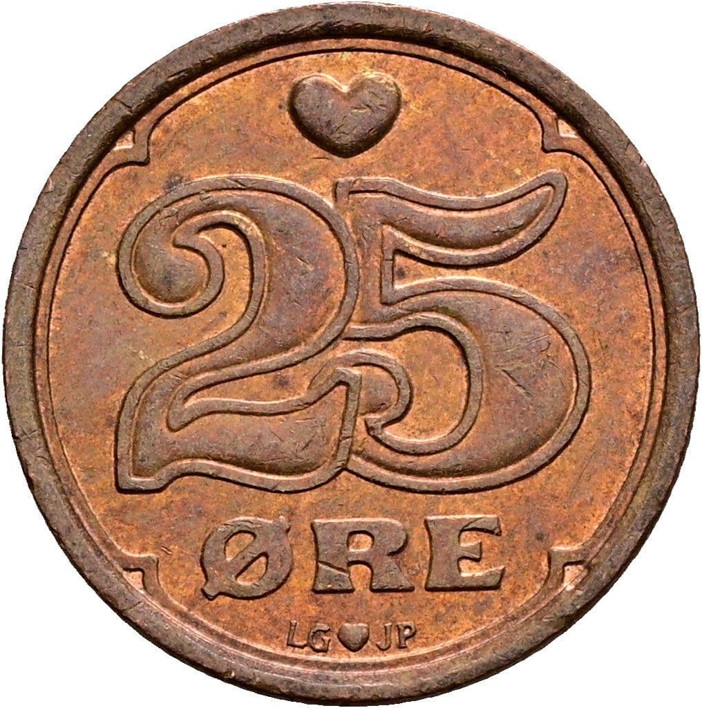 25 Öre 1990 – Vorderseite