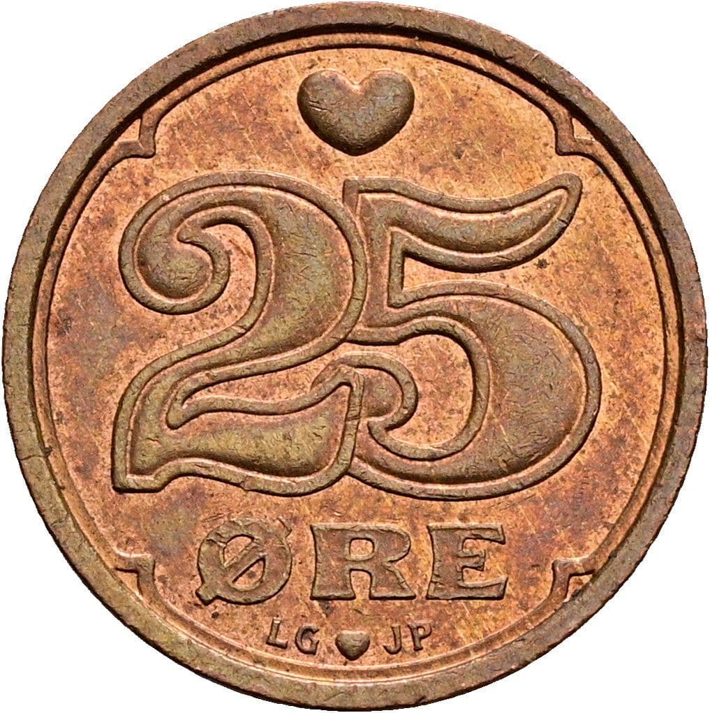 25 Öre 1996 – Vorderseite