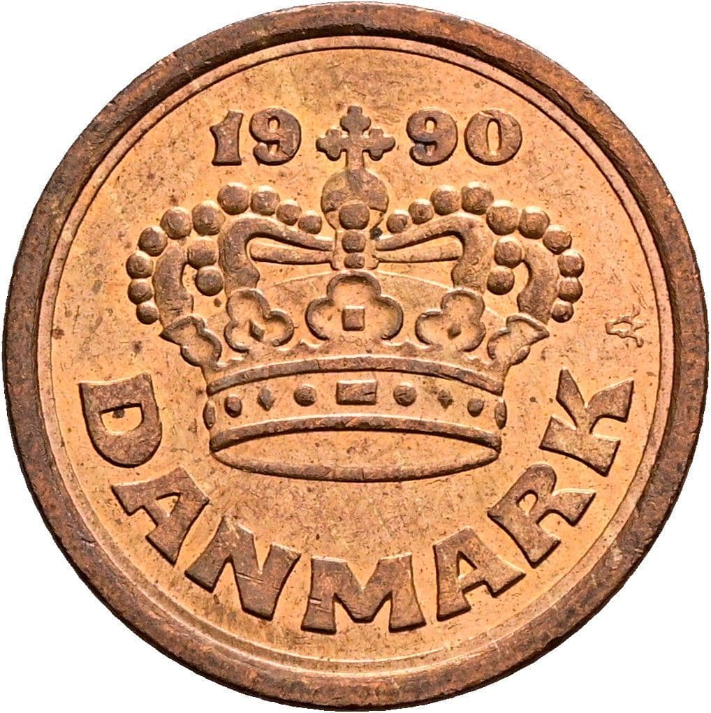 25 Öre 1990 – Rückseite