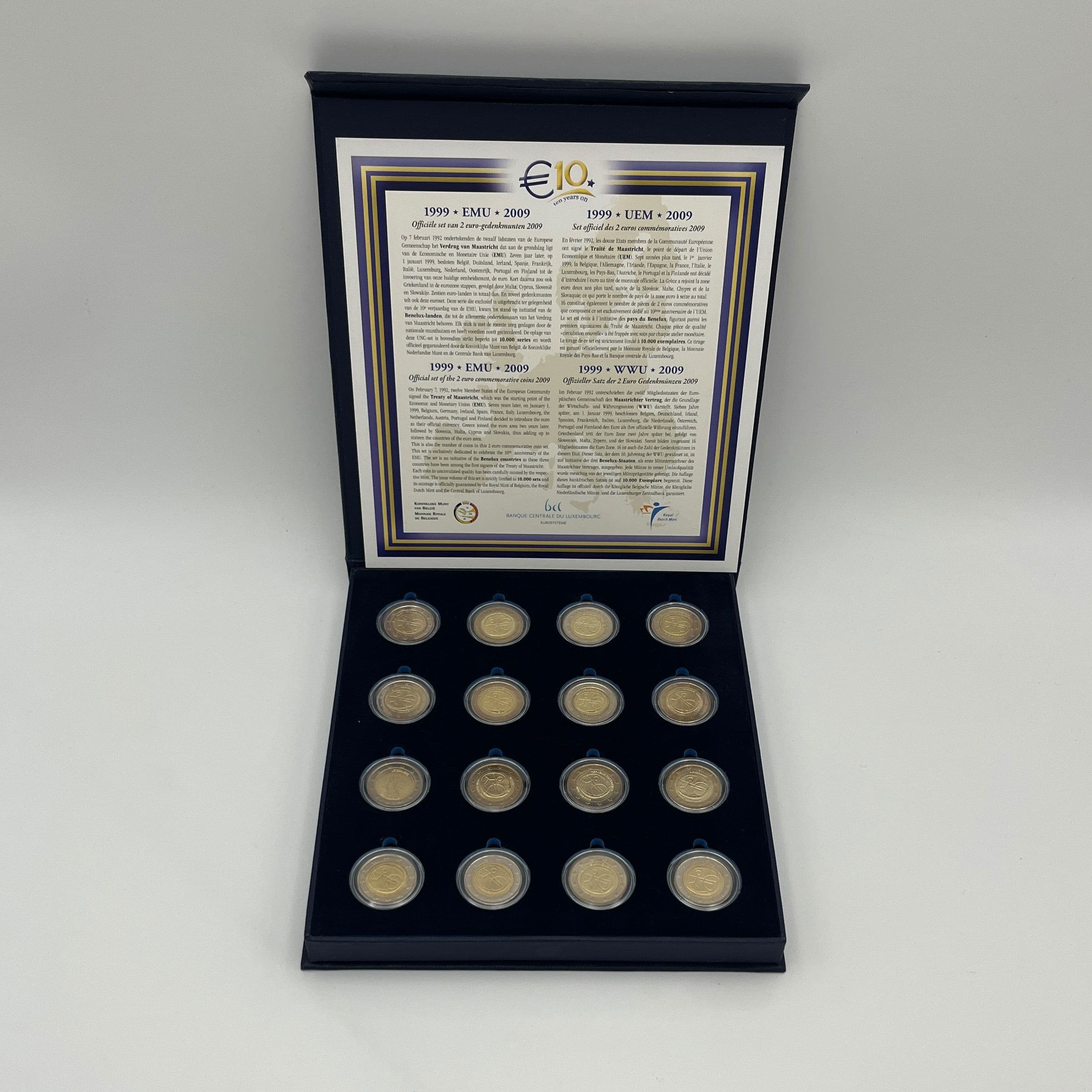 Offizieller 2 Euro Gedenkmünzensatz