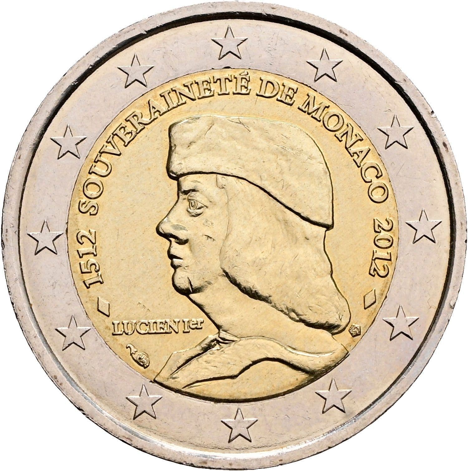 2 Euro (500 Jahre Souveränität Monacos)