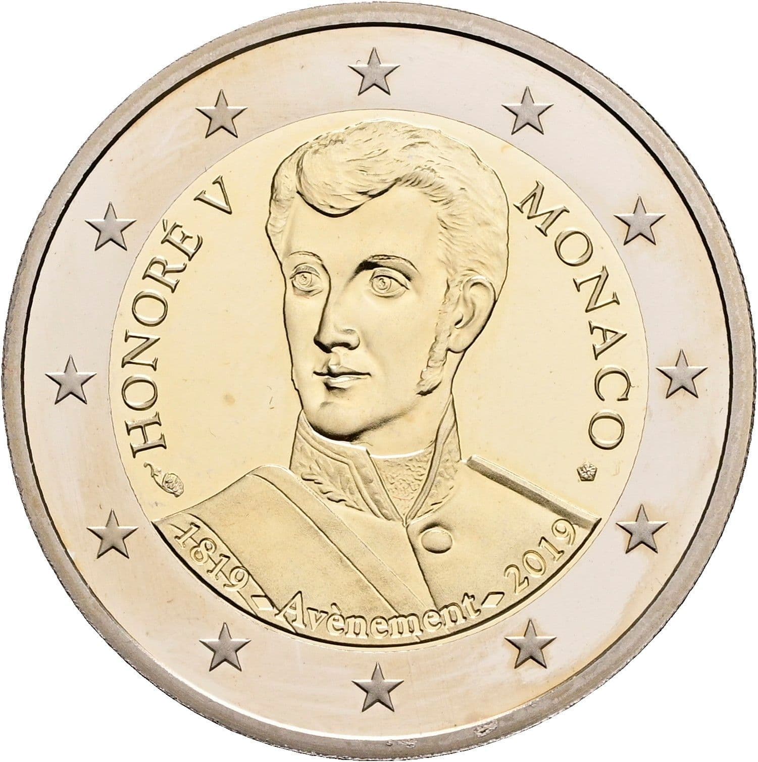 2 Euro (300. Geburtstag von Fürst Honoré  III.)