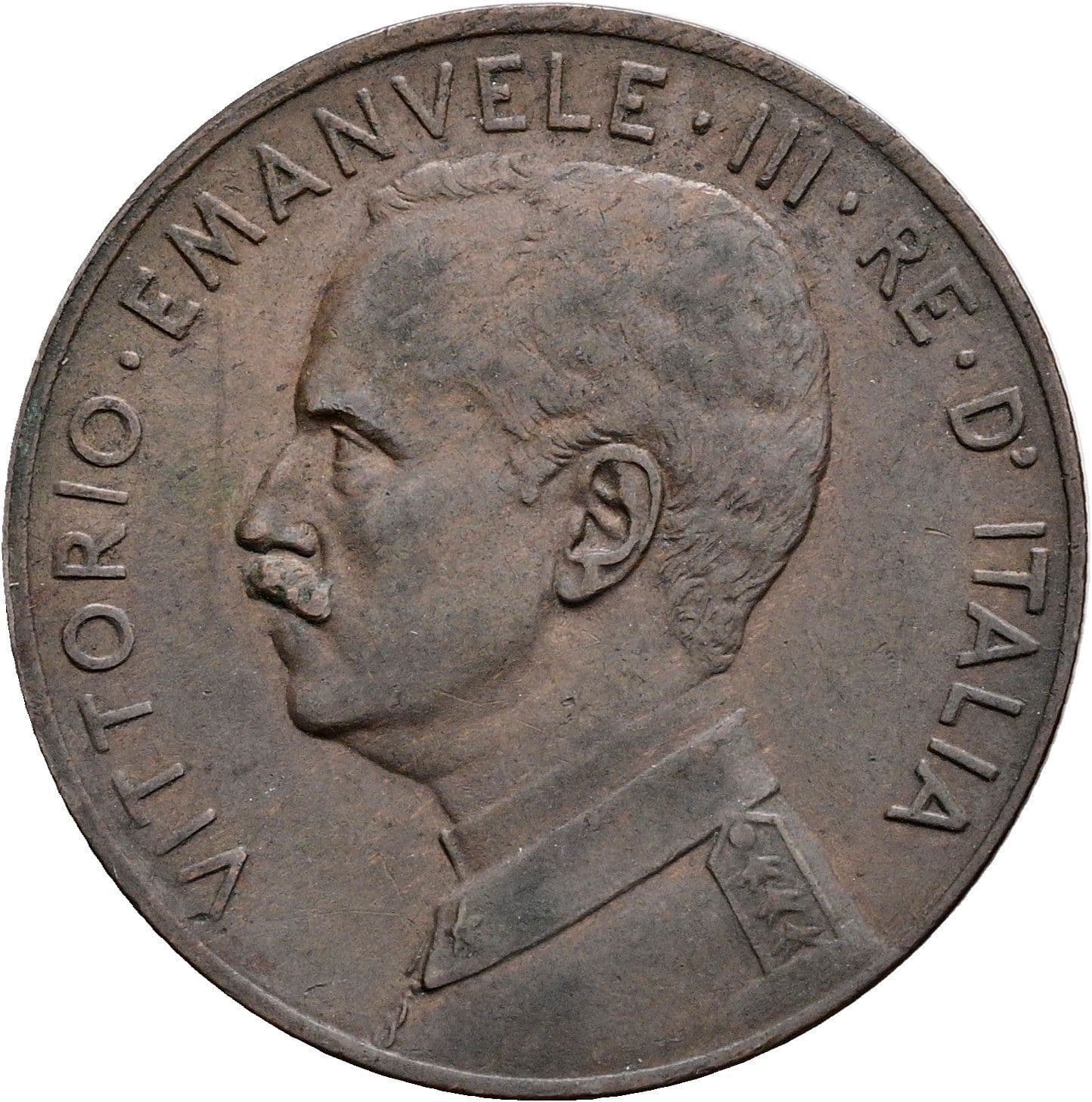 5 Centesimi Victor Emmanuel III. (1900-1946) 1918 – Vorderseite