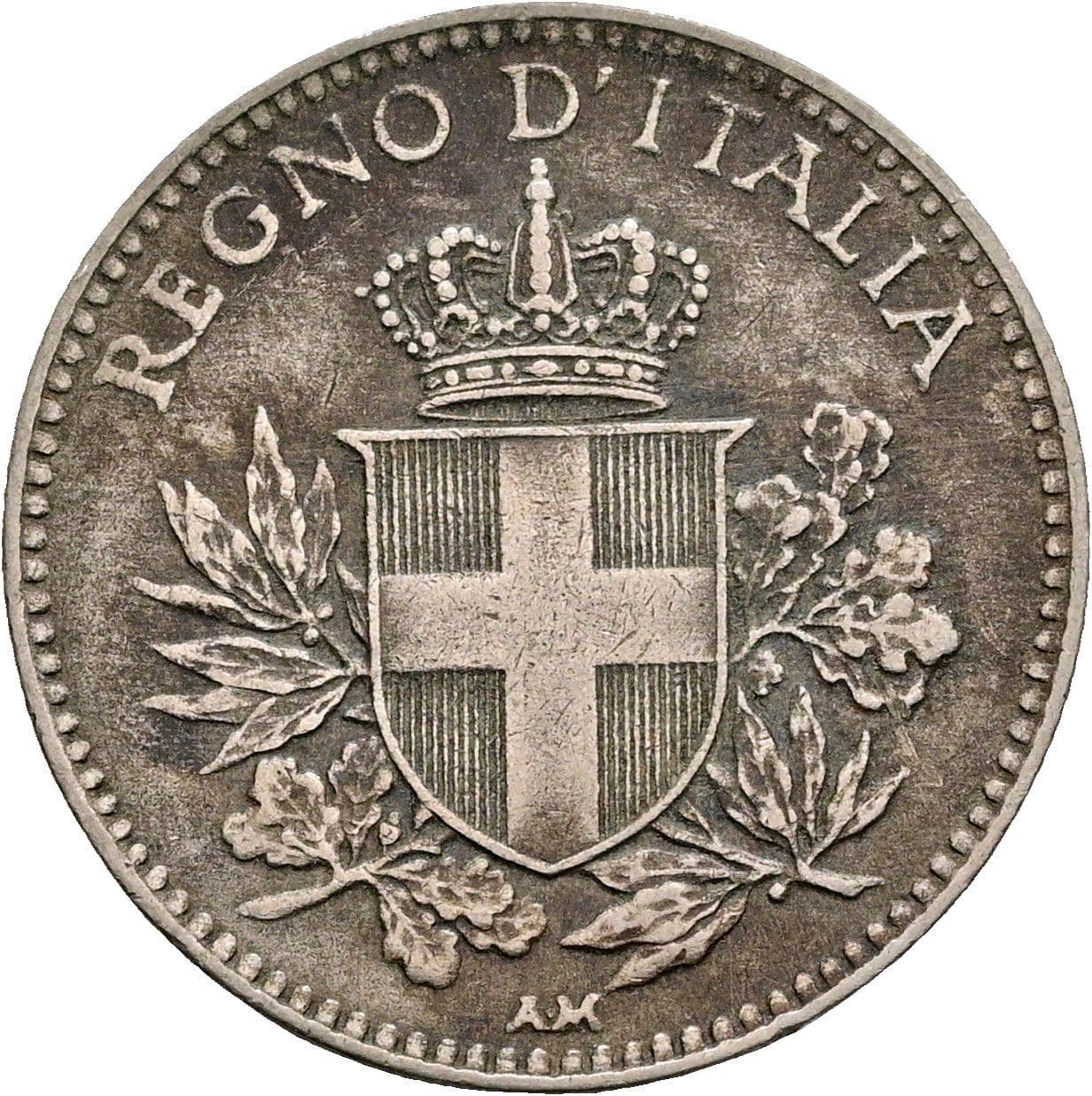 20 Centesimi Vittorio Emanuele III. 1900-1946 1920 – Rückseite