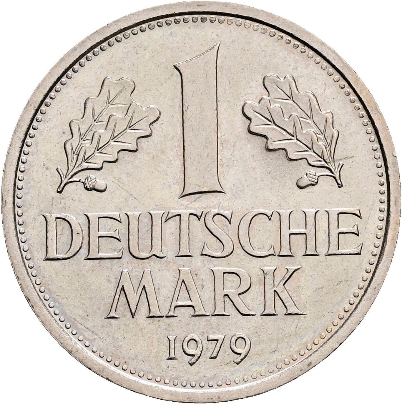 1 Deutsche Mark 1979 D – Vorderseite
