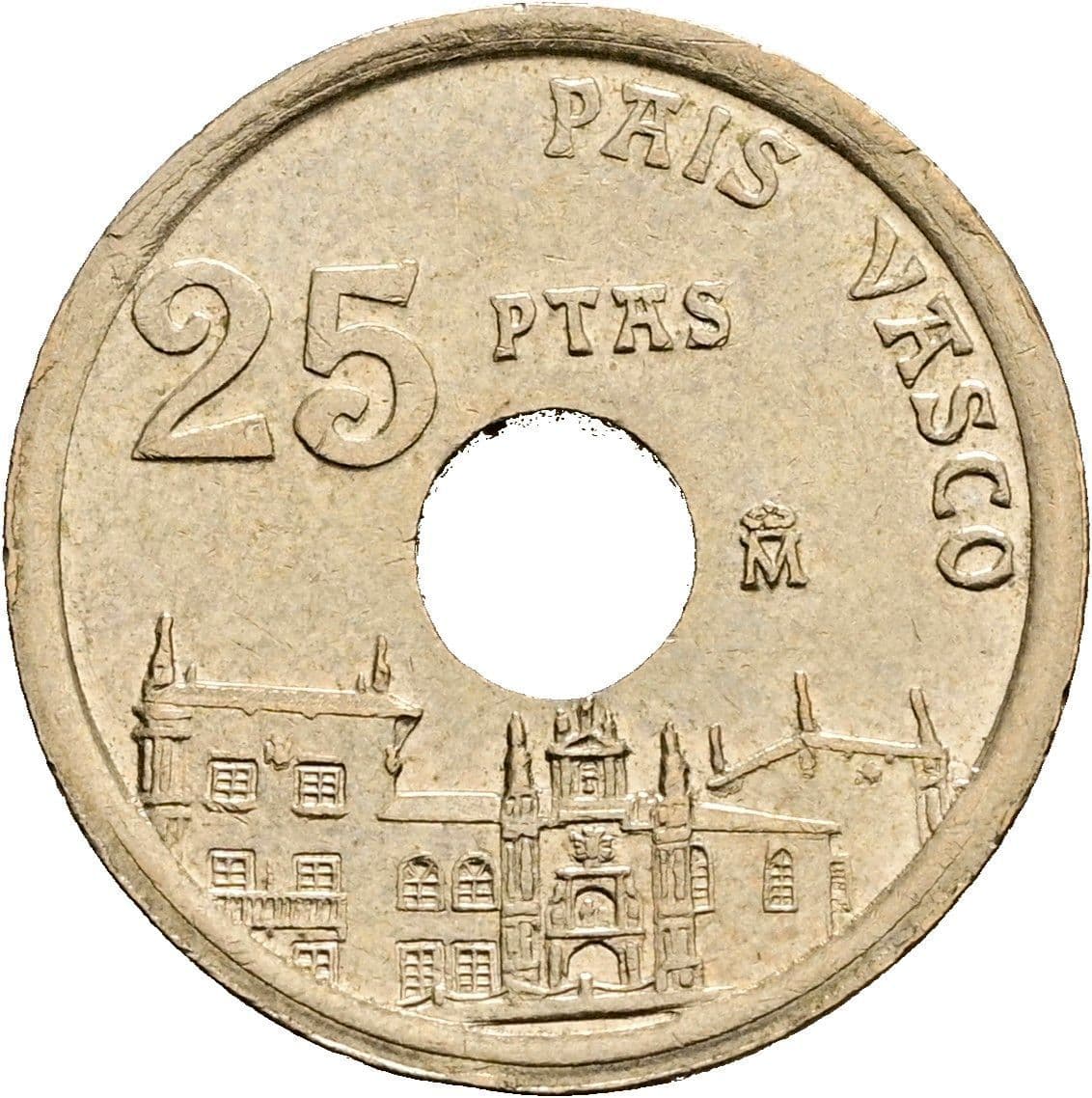 25 Pesetas 1993 – Vorderseite