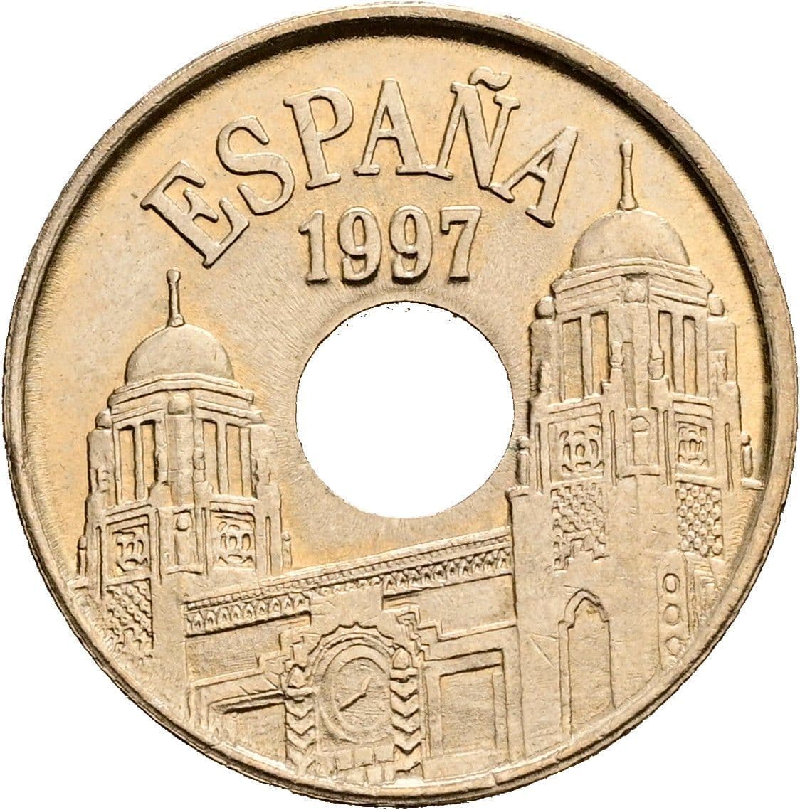 25 Pesetas 1997 – Vorderseite