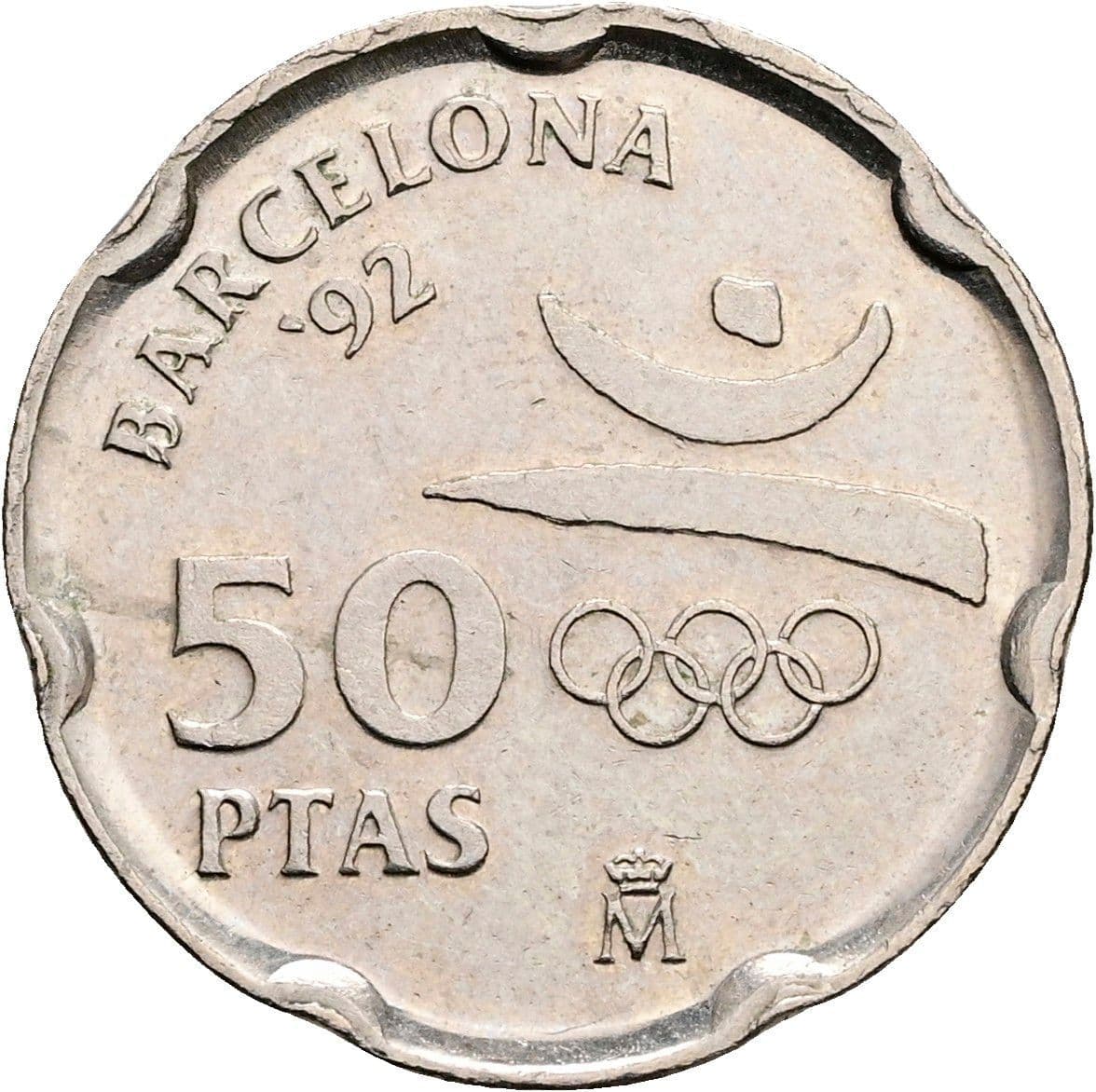 50 Pesetas 1992 – Vorderseite