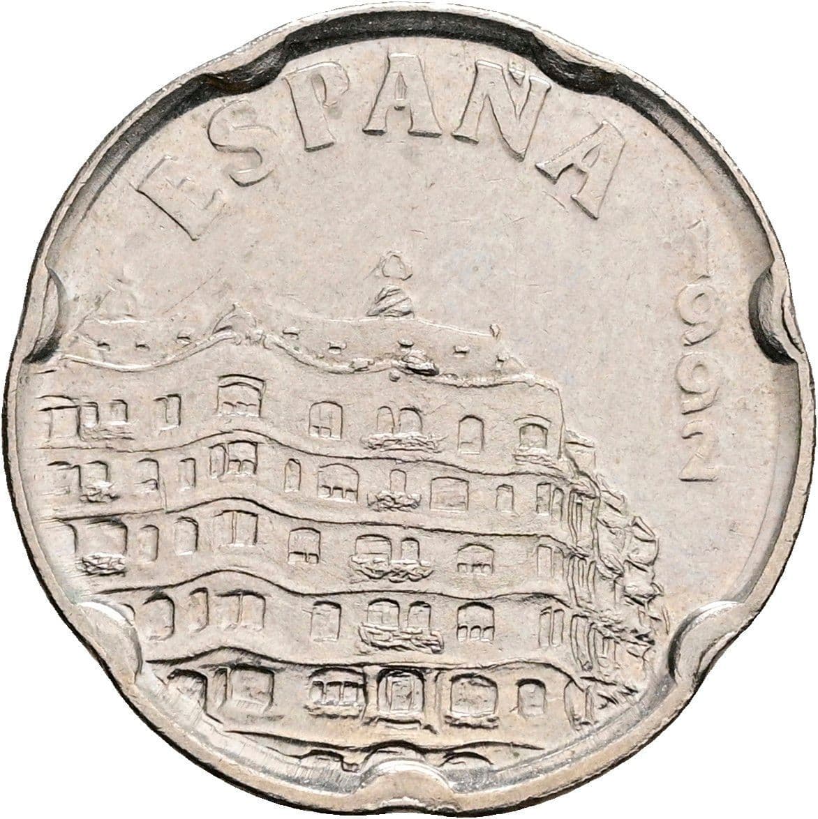 50 Pesetas 1992 – Rückseite