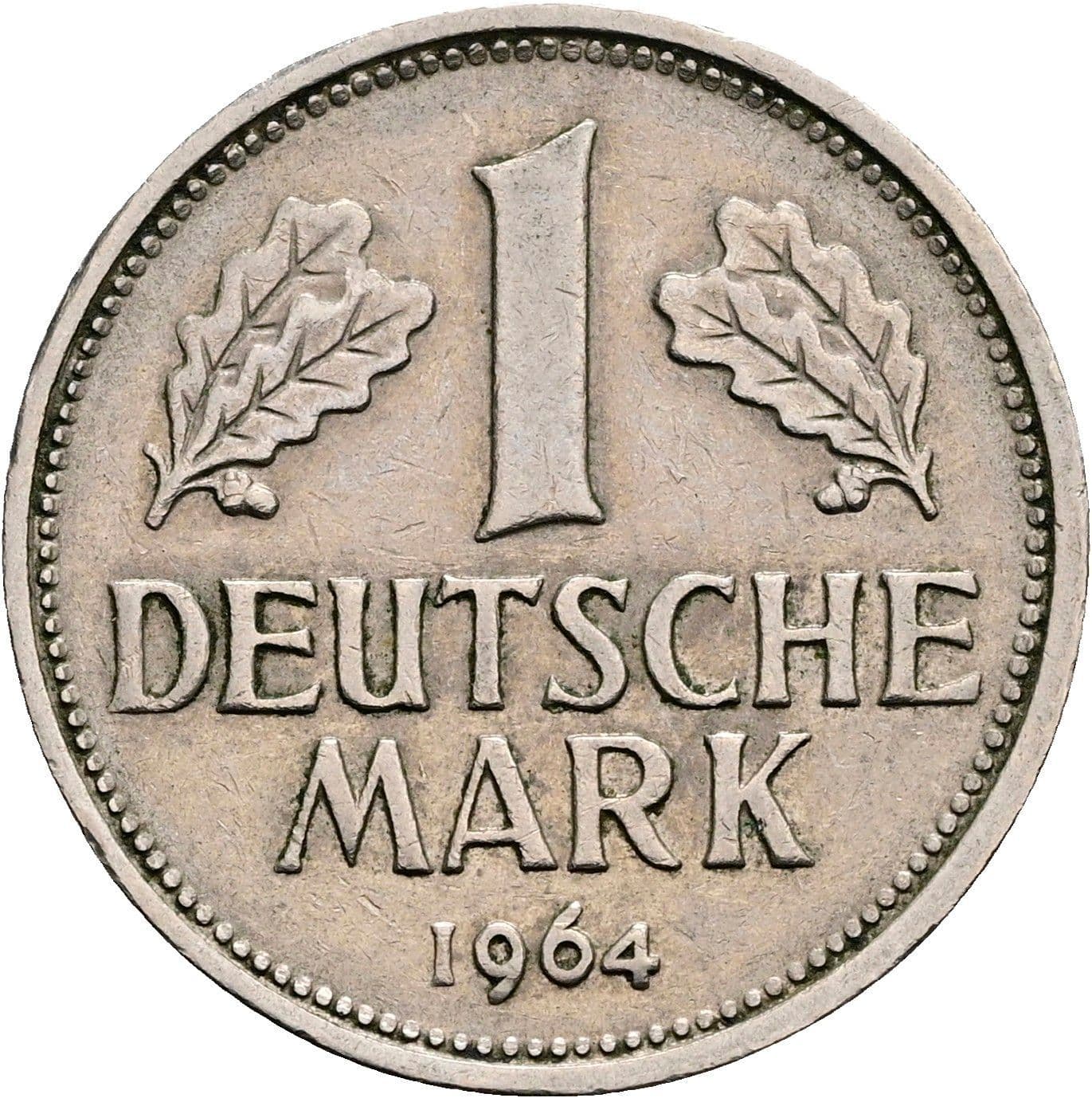 1 Deutsche Mark 1964 J – Vorderseite