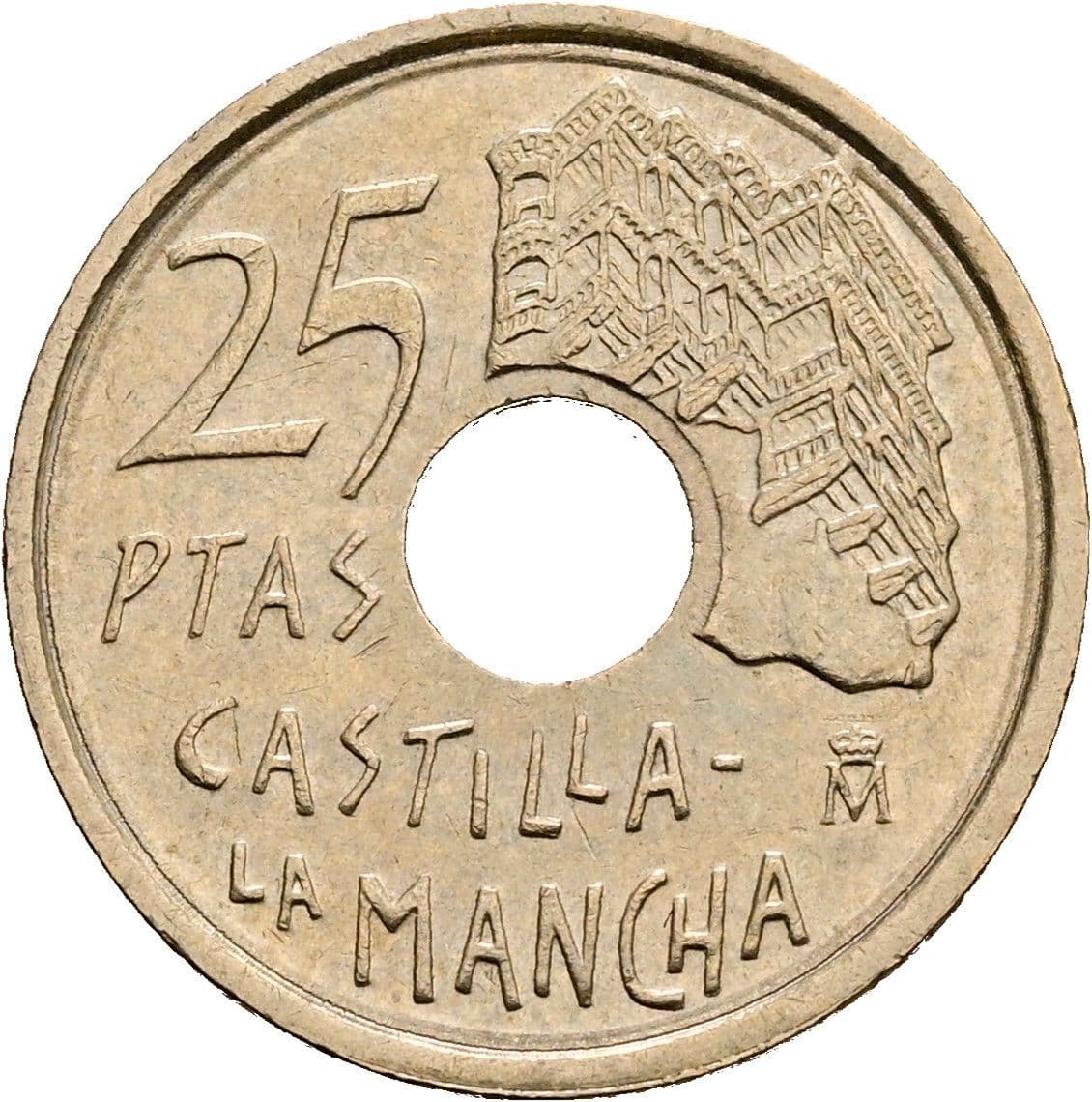 25 Pesetas 1996 – Vorderseite