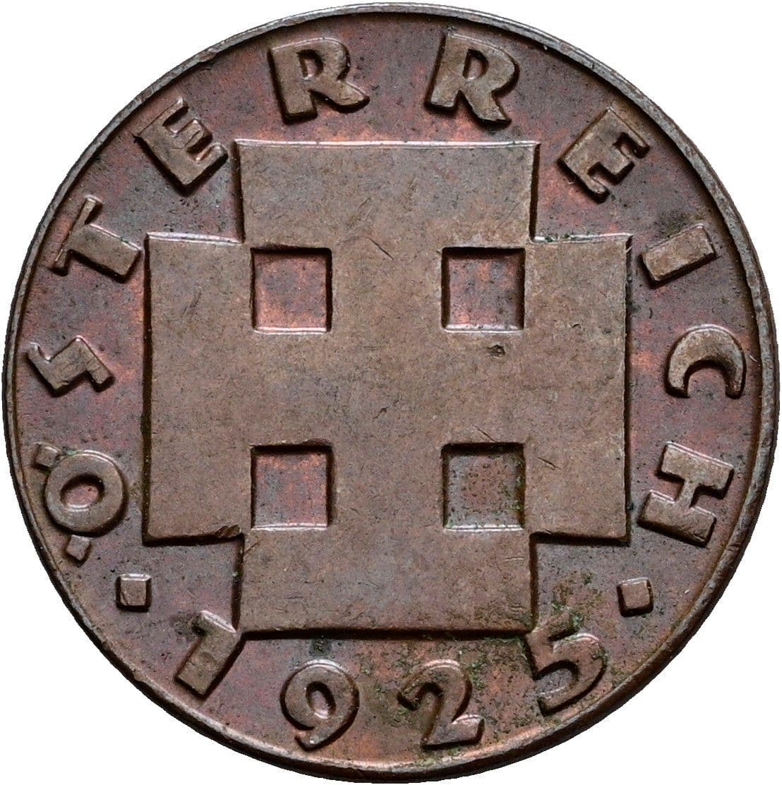 2 Groschen 1925 – Rückseite