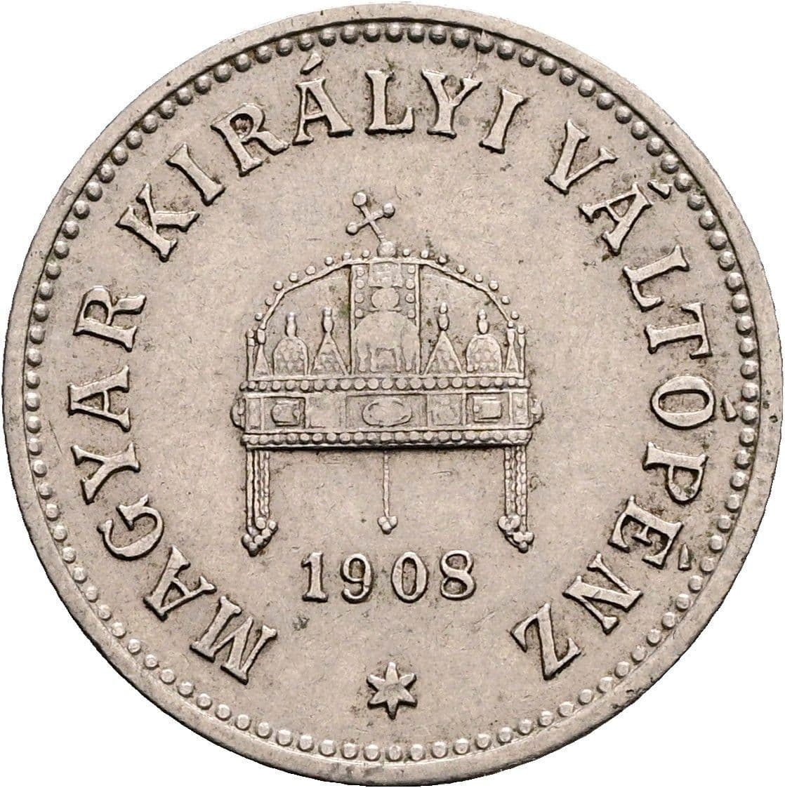10 Filler Franz Joseph I. 1848-1916 1908 KB – Rückseite