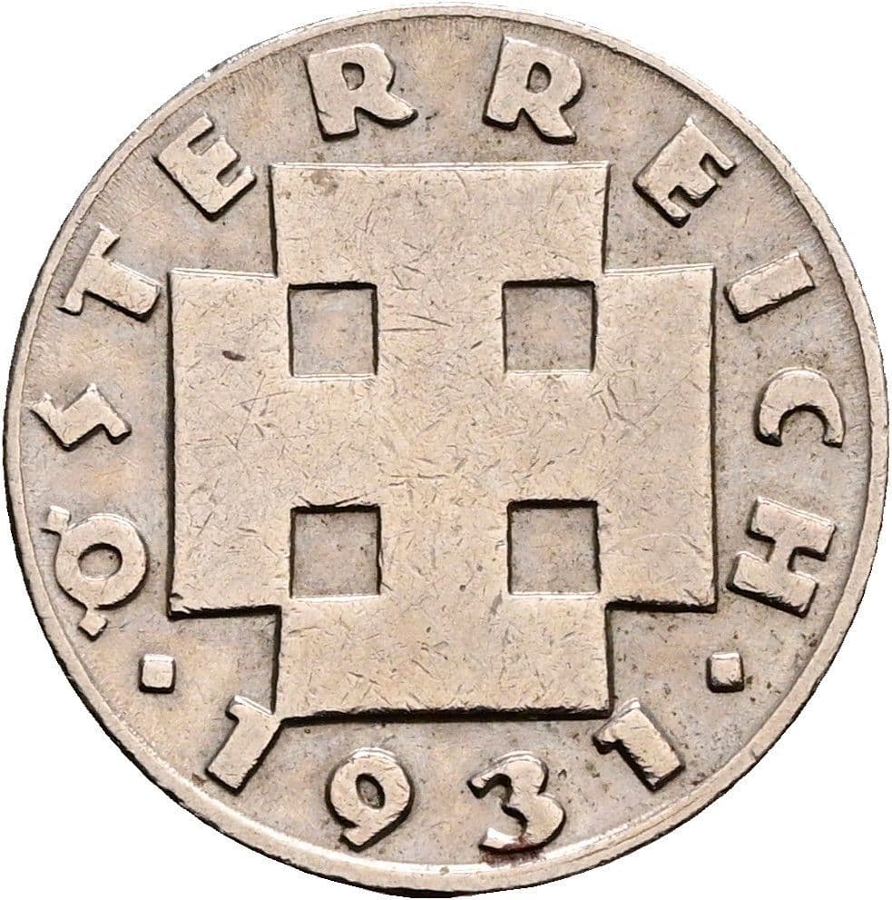 5 Groschen 1931 – Rückseite