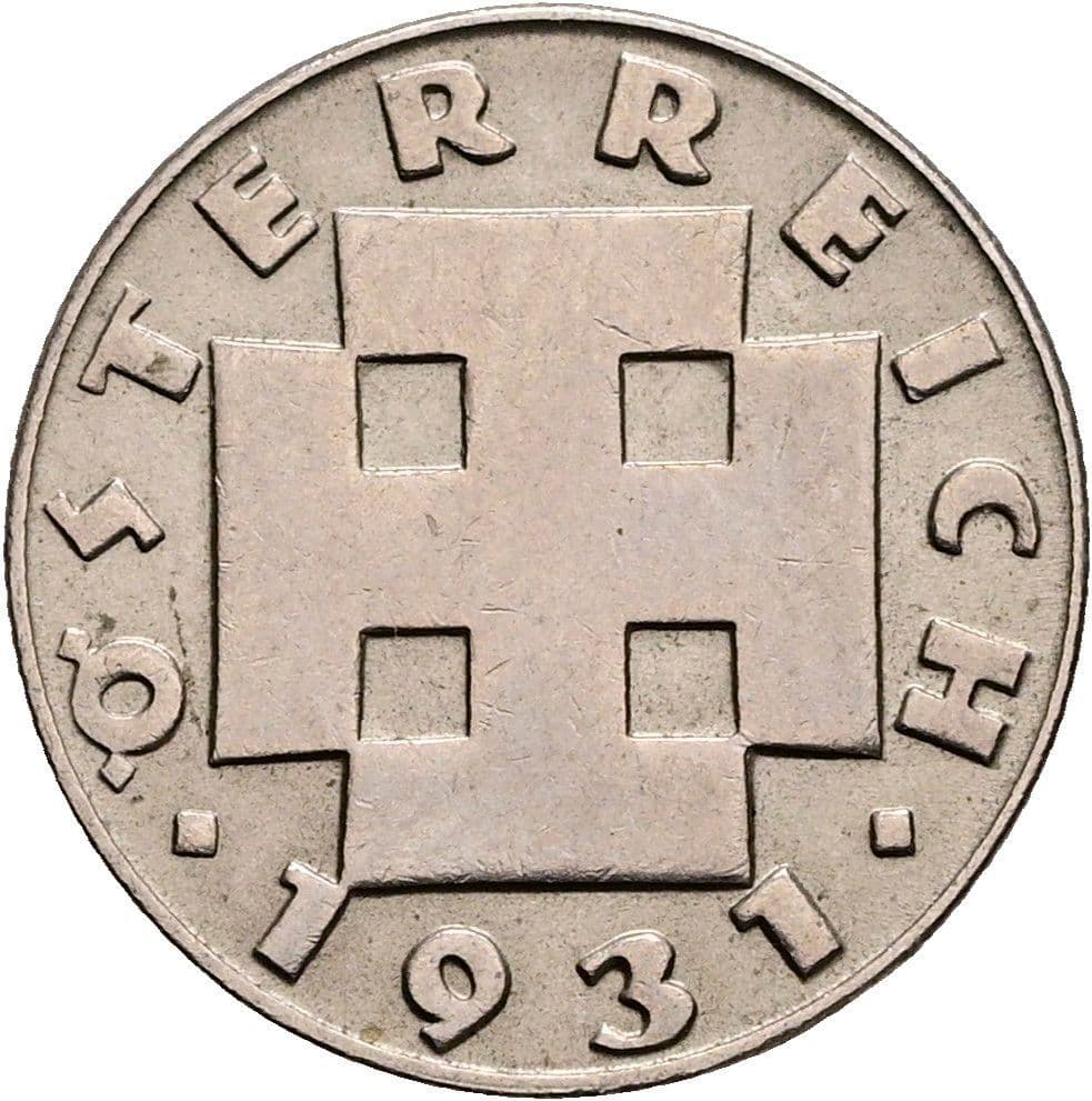 5 Groschen 1931 – Rückseite