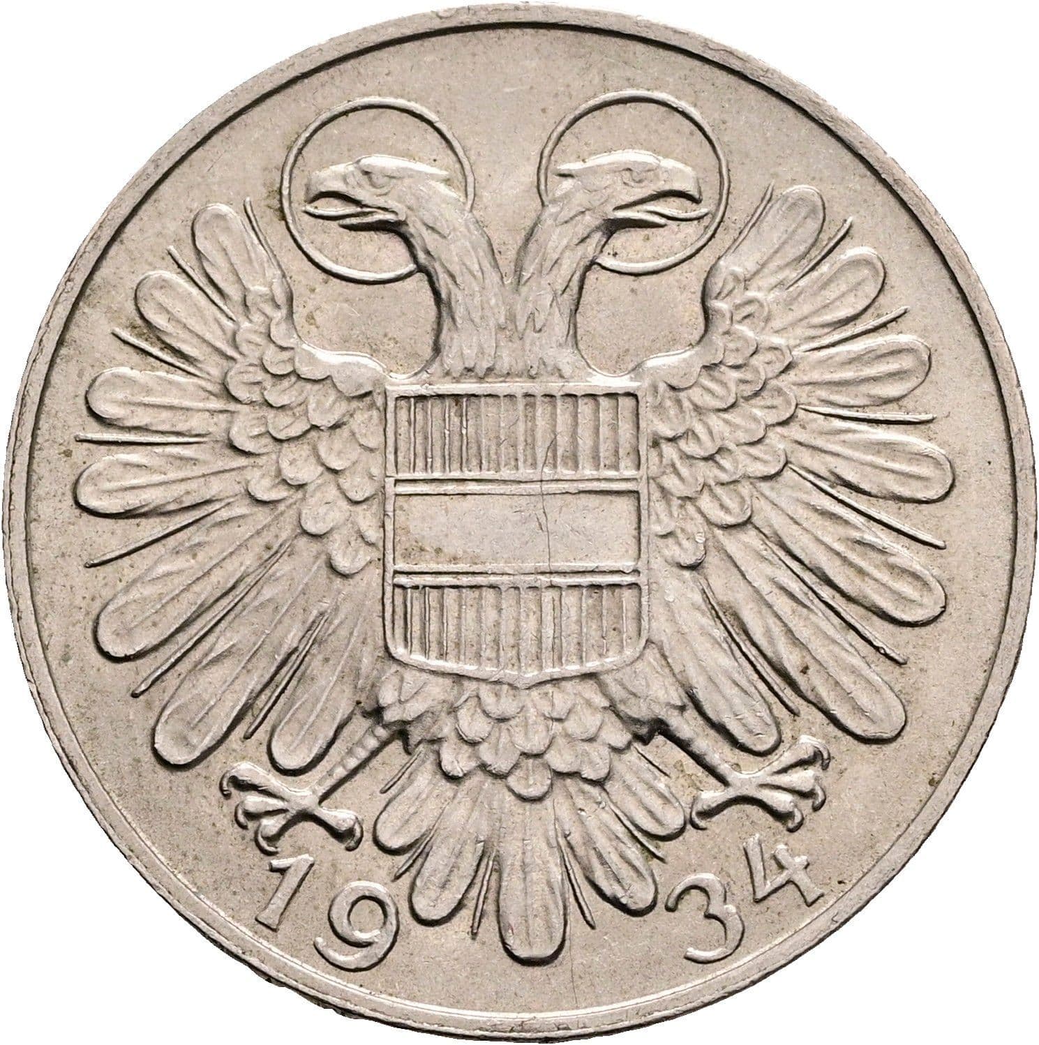 1 Schilling 1934 – Rückseite
