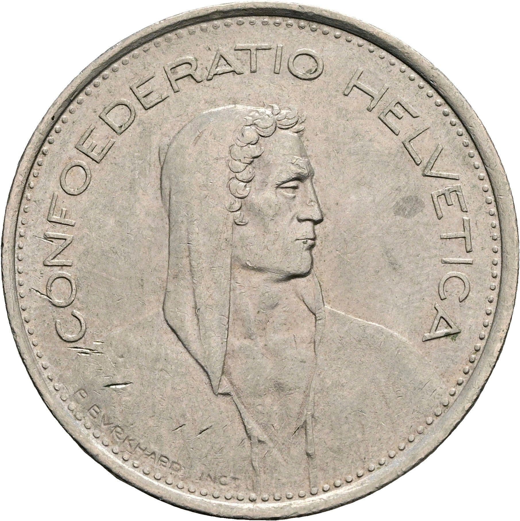 5 Franken 1970 – Vorderseite