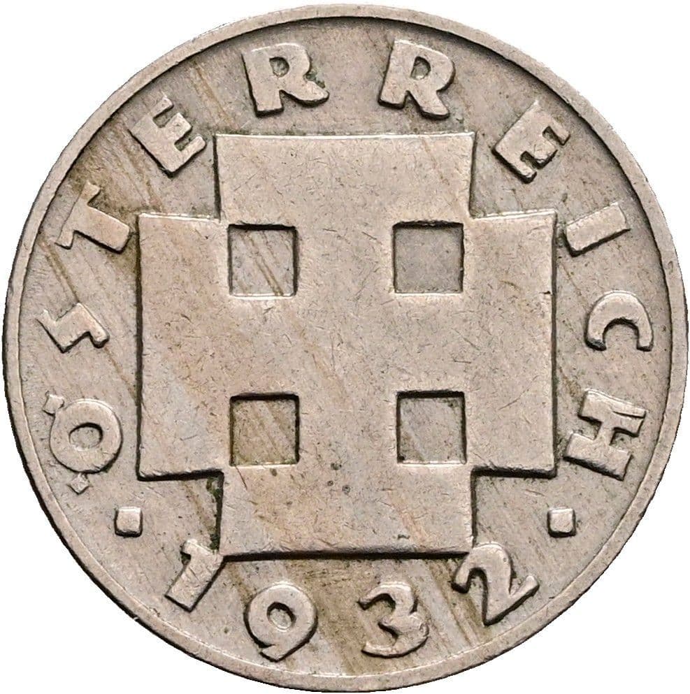 5 Groschen 1932 – Rückseite