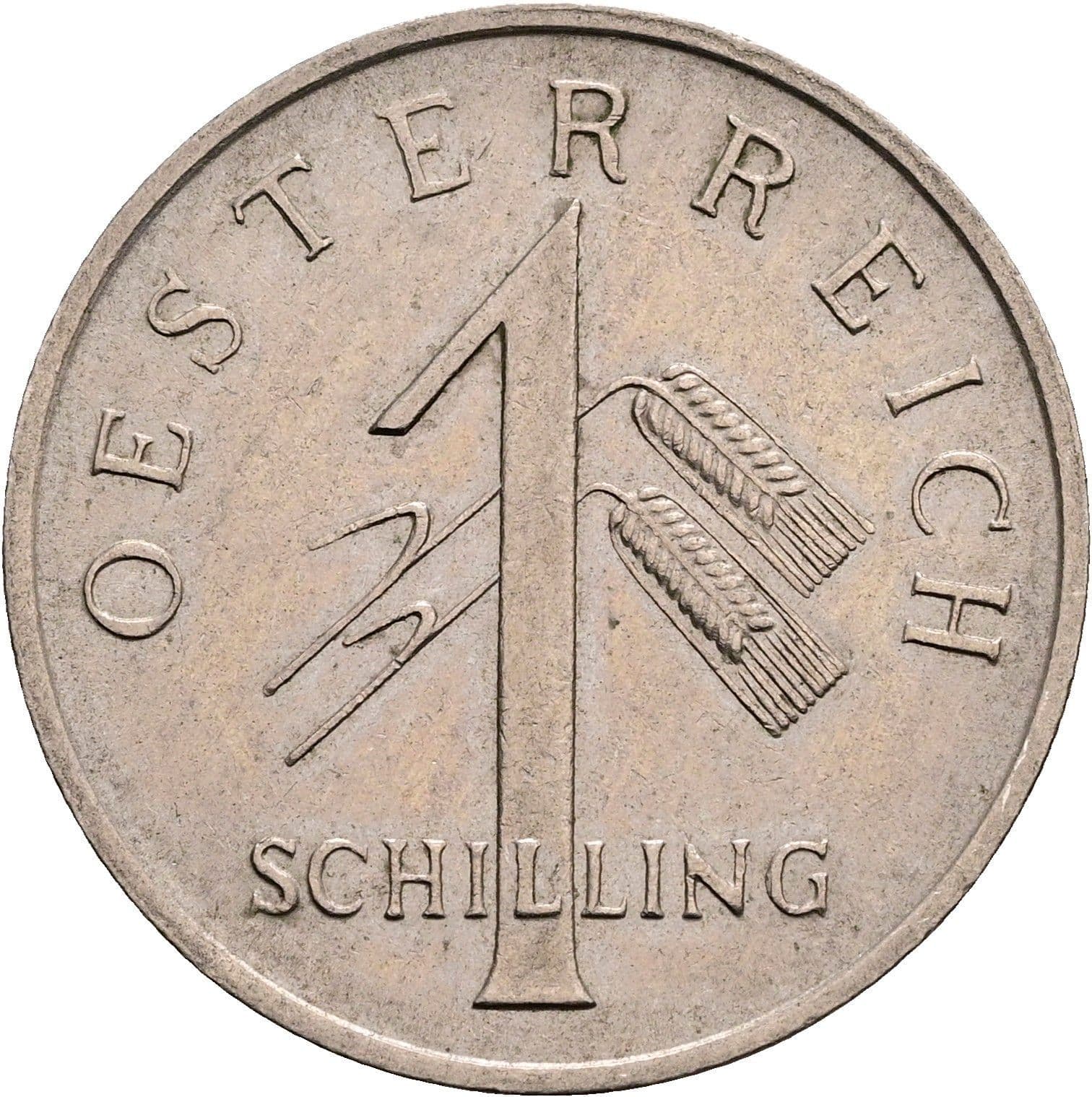 1 Schilling 1934 – Vorderseite
