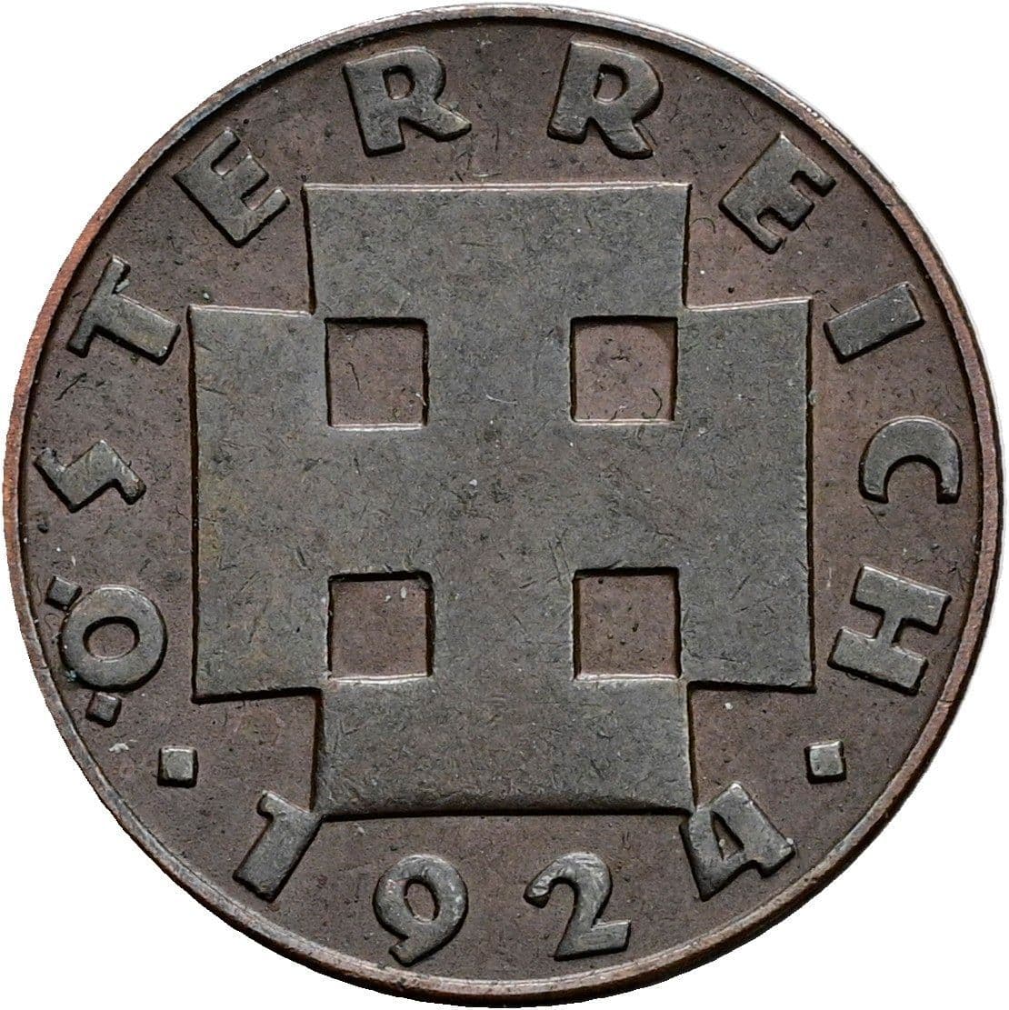 200 Kronen 1924 – Rückseite