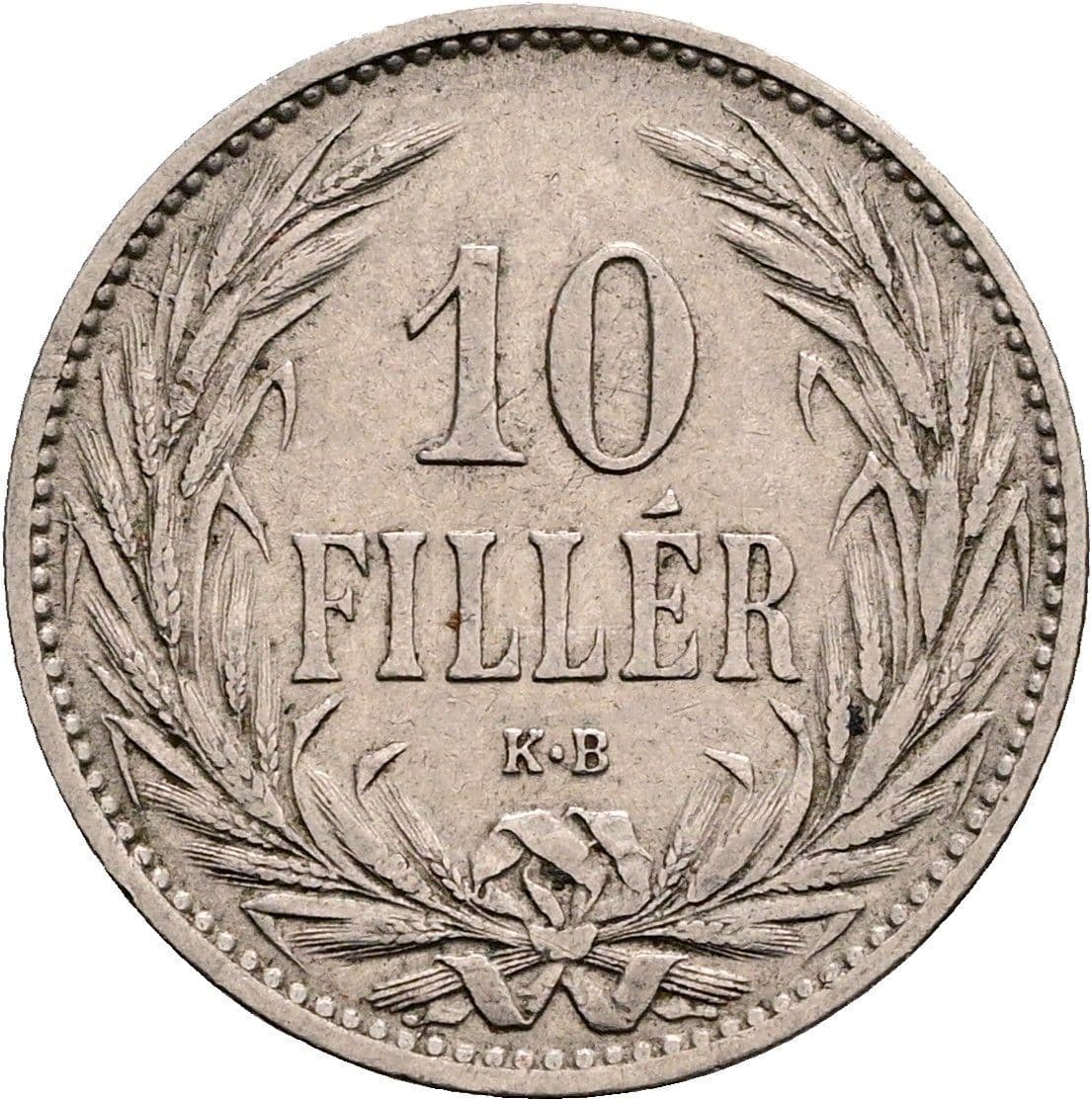 10 Filler Franz Joseph I. 1848-1916 1894 KB – Vorderseite