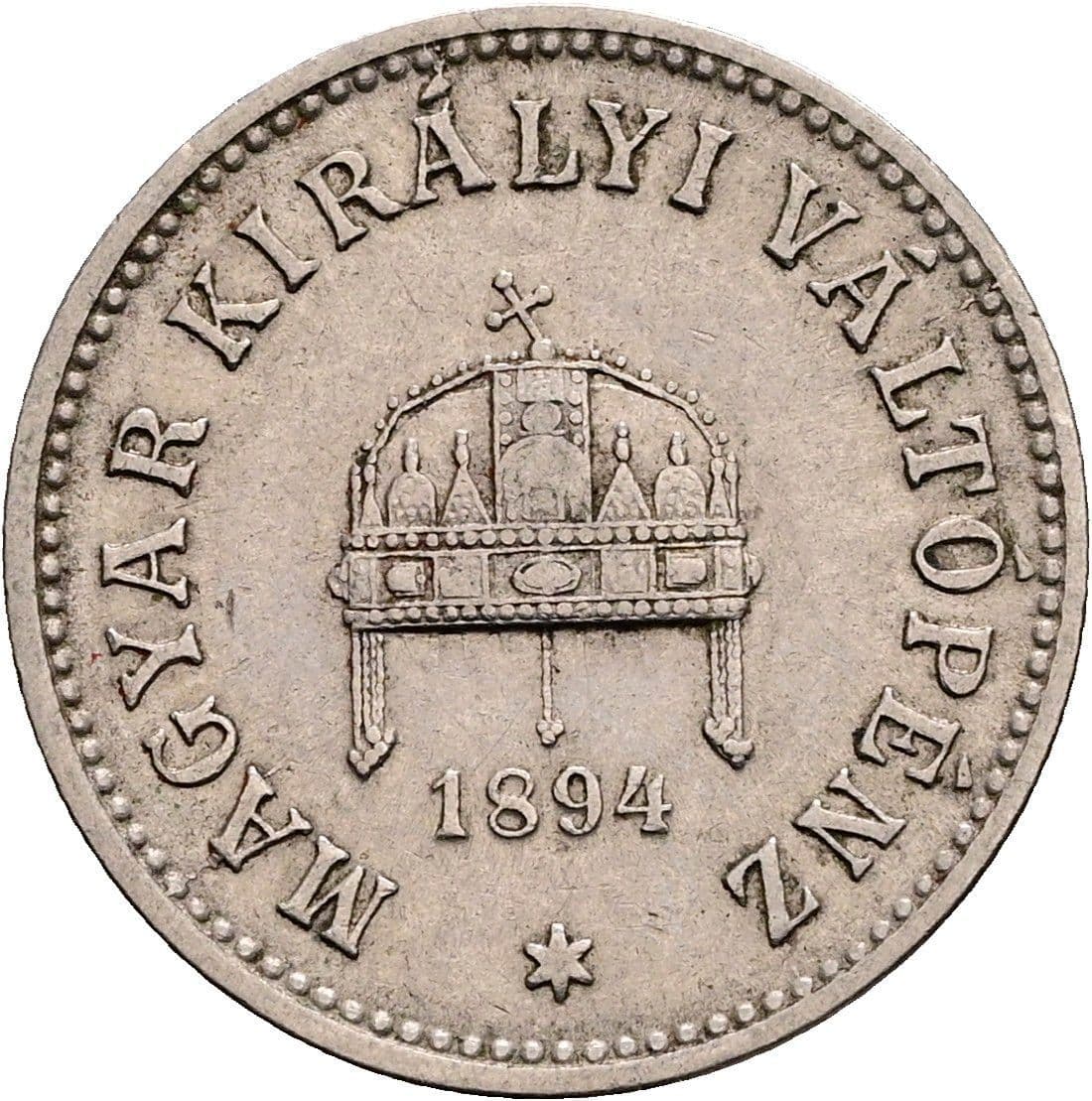 10 Filler Franz Joseph I. 1848-1916 1894 KB – Rückseite
