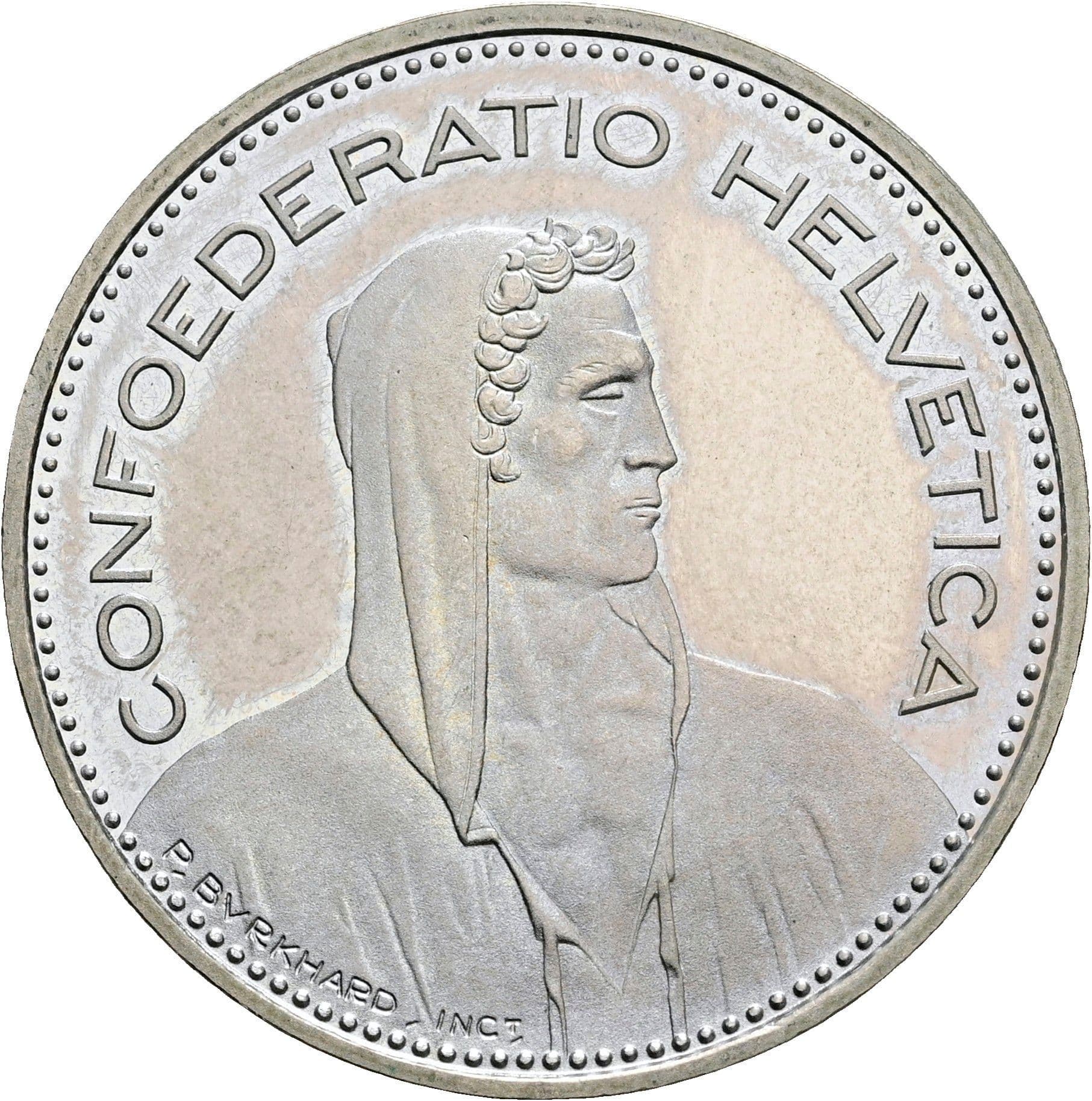 5 Franken 1982 – Vorderseite