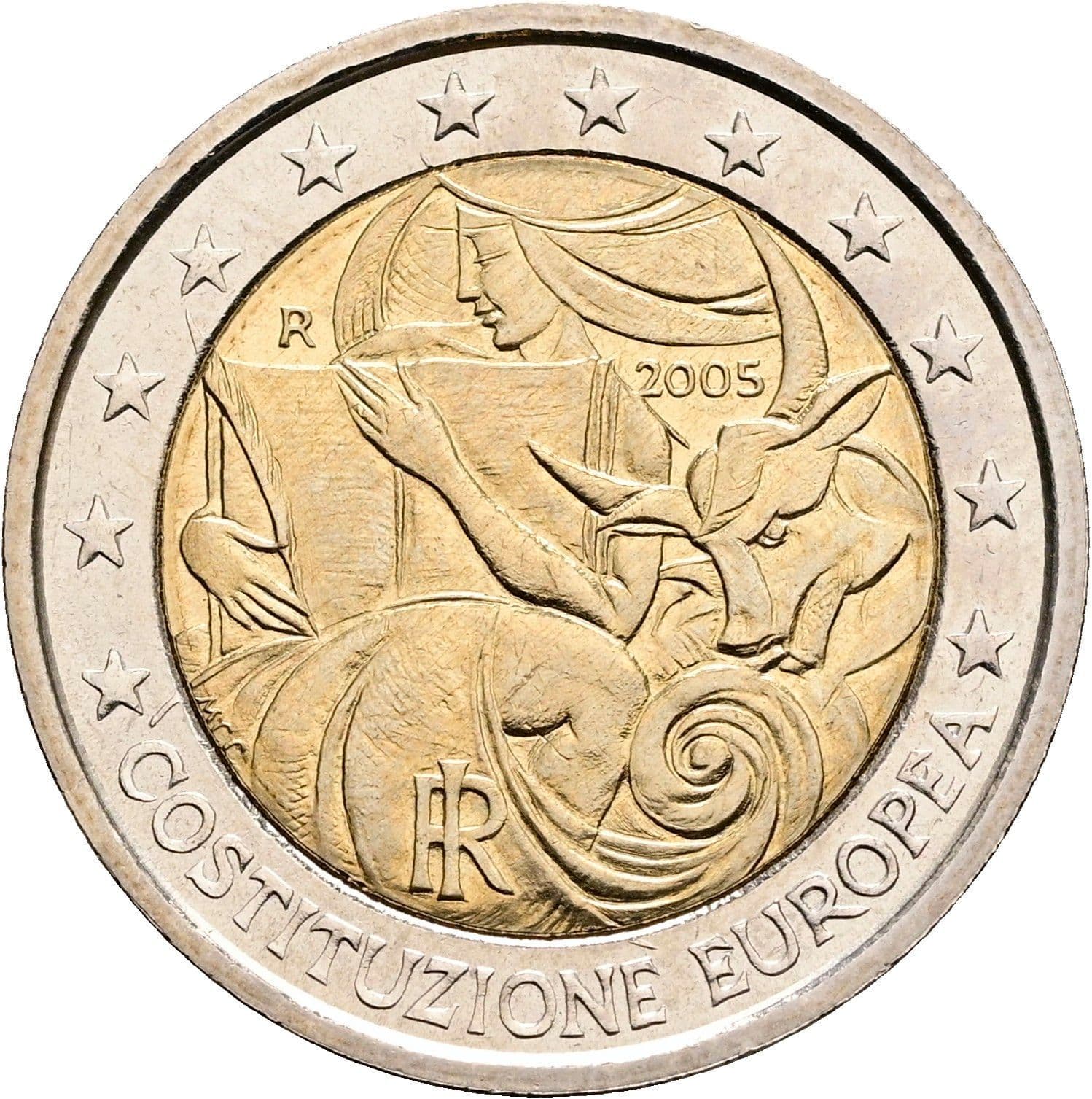 2 Euro 2005 – Rückseite