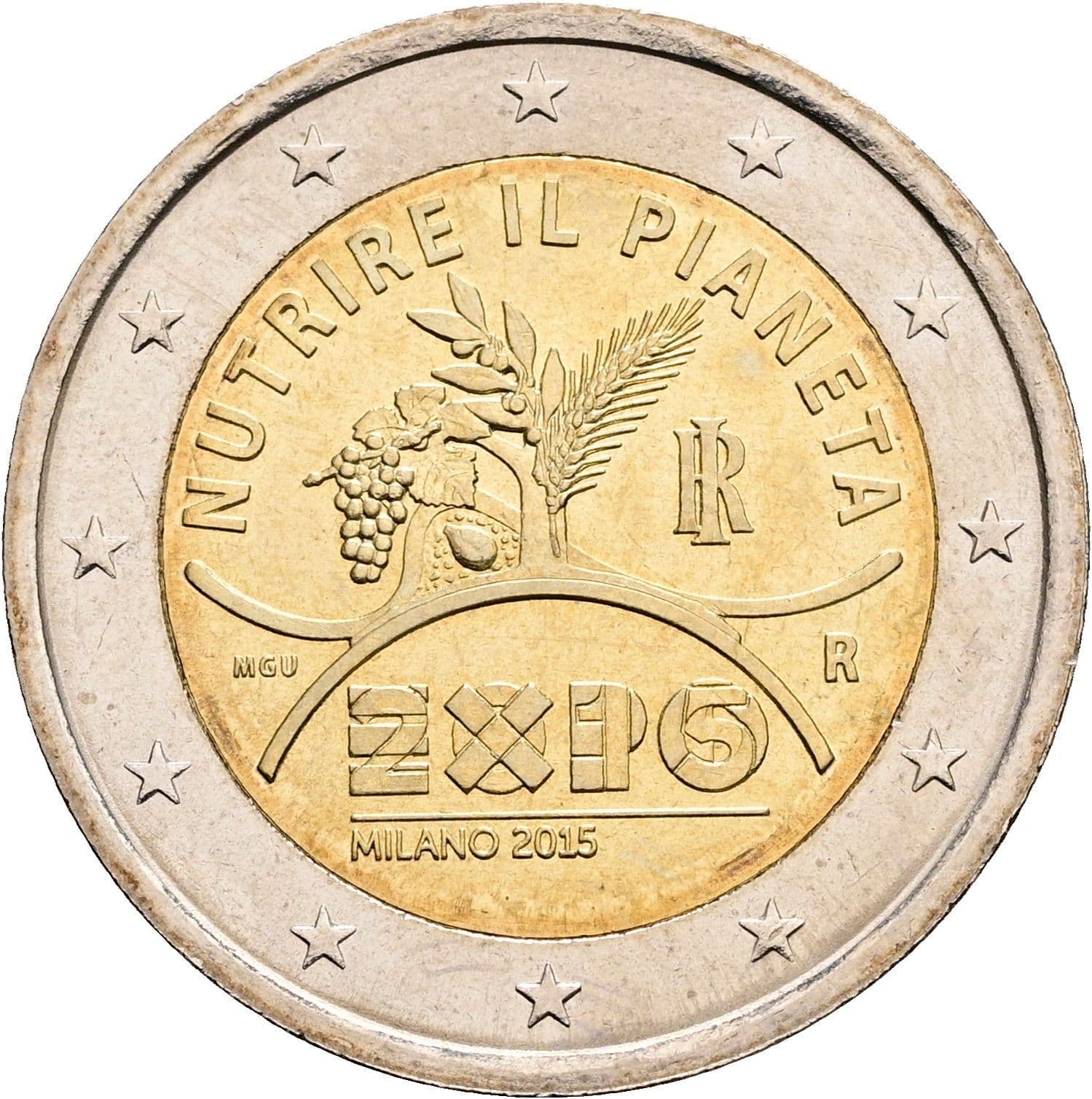 2 Euro 2015 – Rückseite