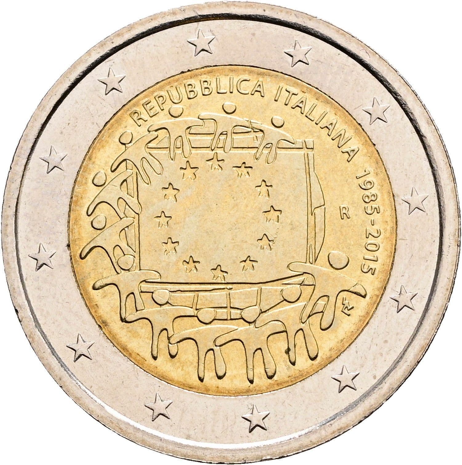 2 Euro 2015 – Rückseite