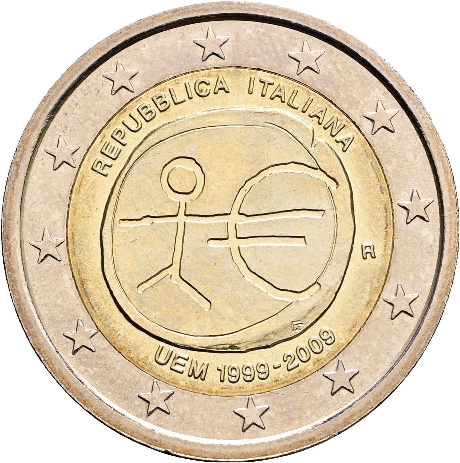 2 Euro 2009 – Rückseite