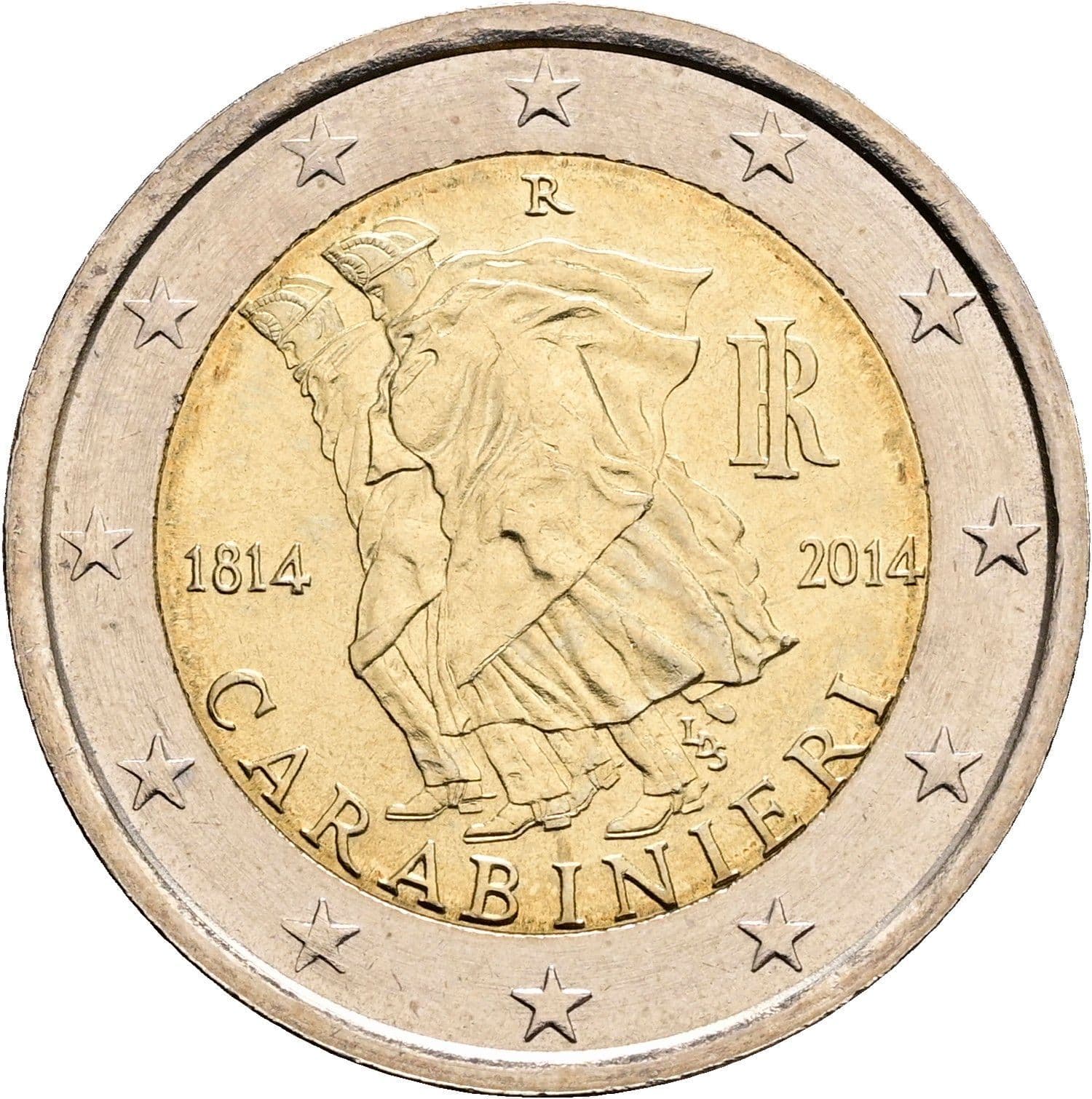 2 Euro 2014 – Rückseite
