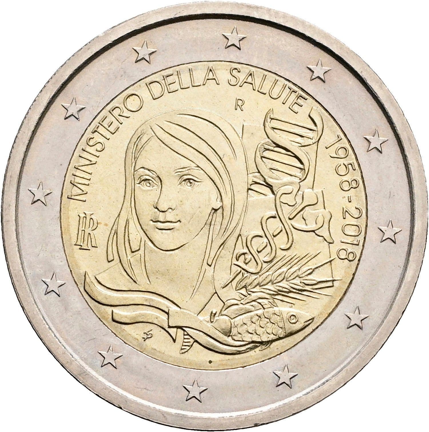 2 Euro 2018 – Rückseite