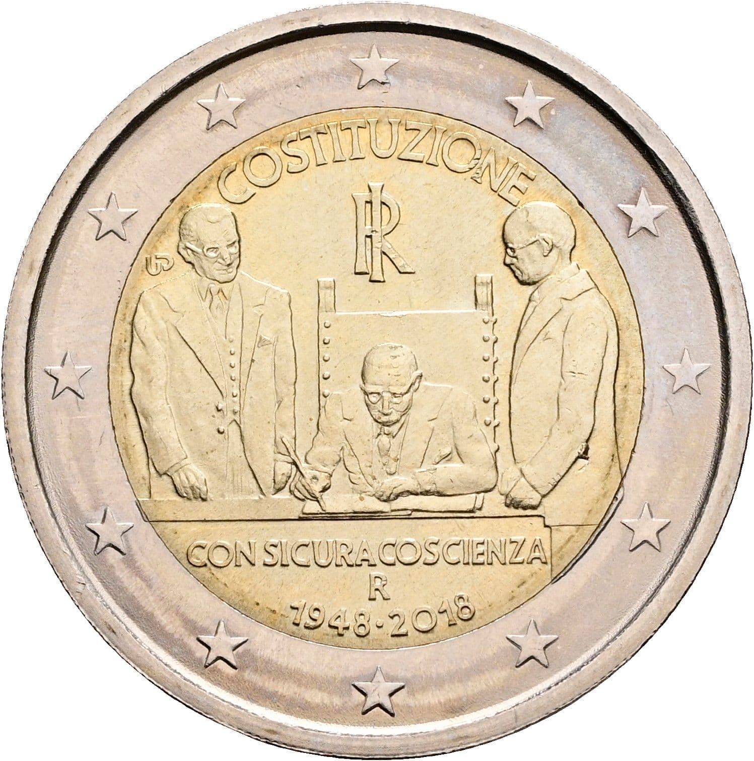 2 Euro 2018 – Rückseite