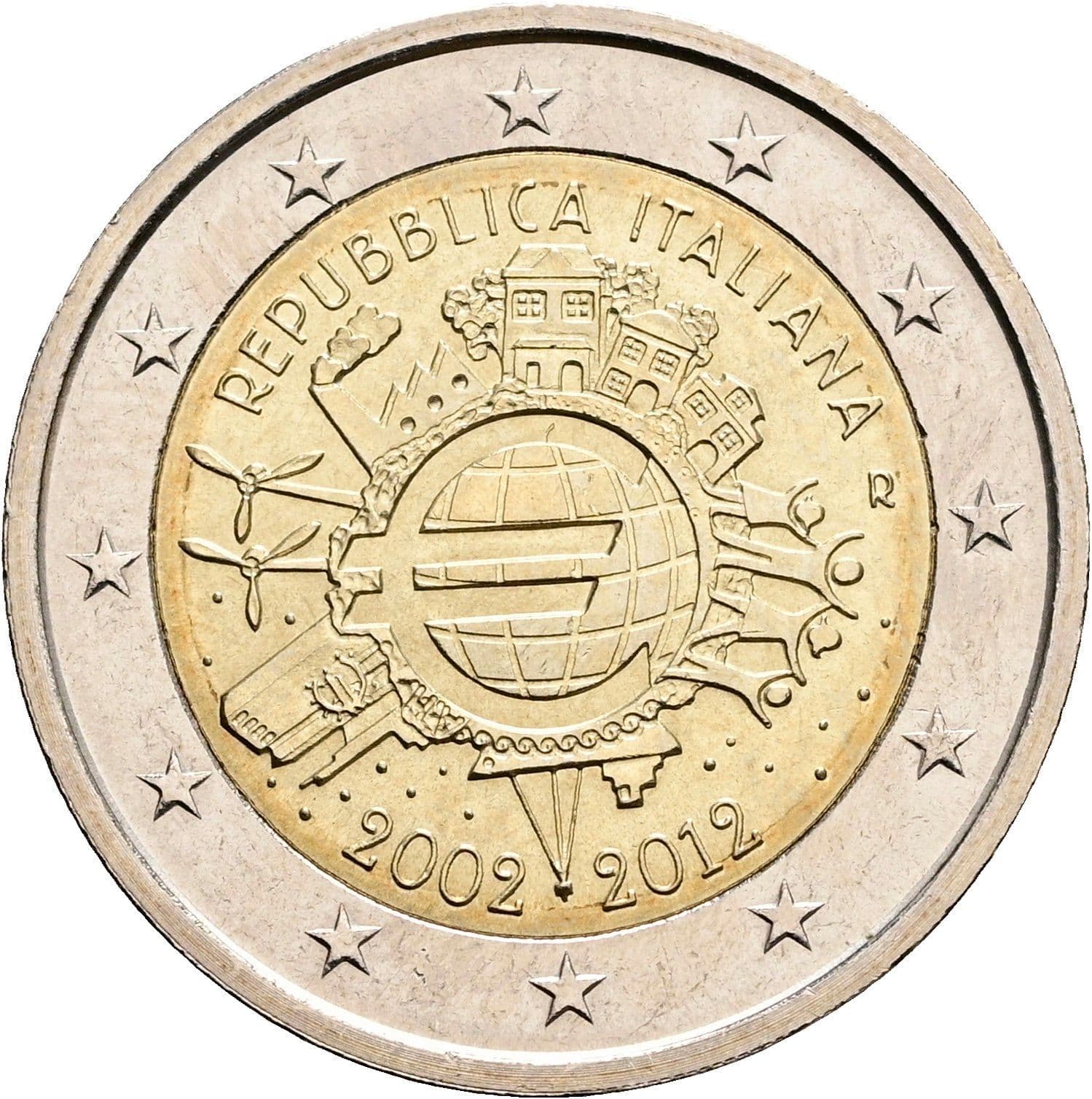 2 Euro 2012 – Rückseite