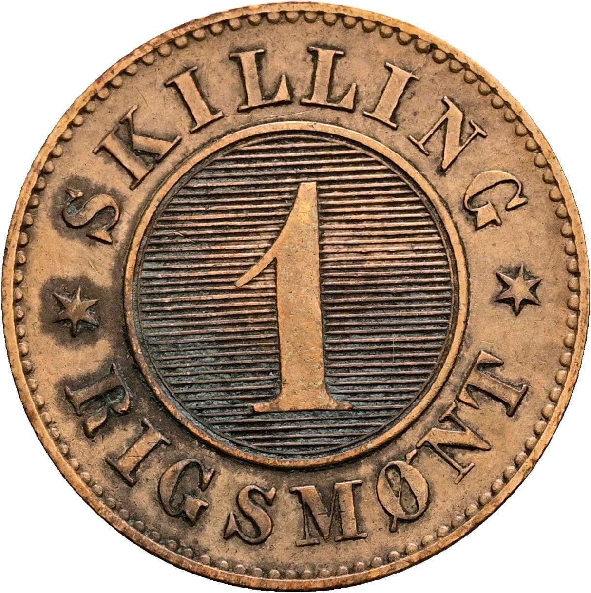 1 Skilling Rigsmont