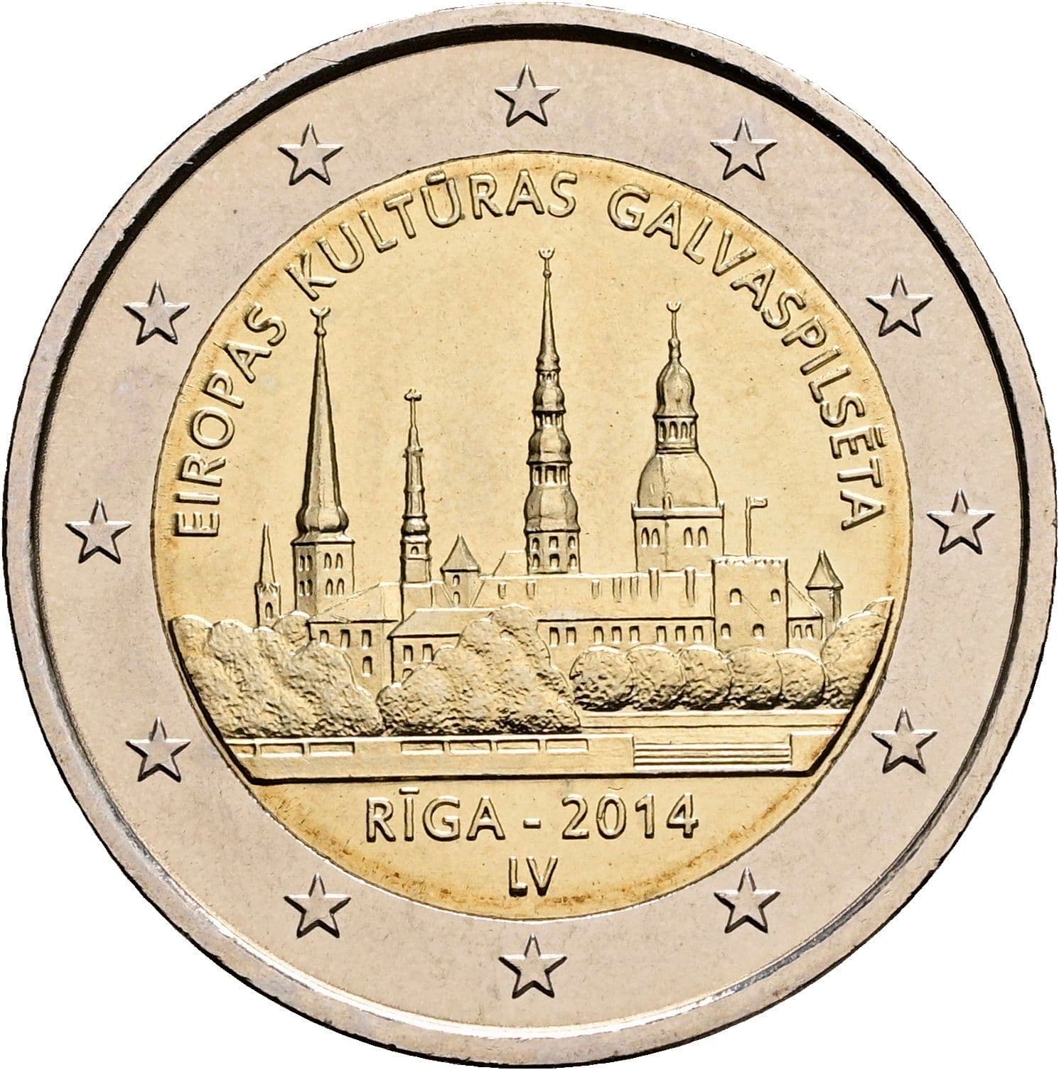 2 Euro 2014 – Rückseite