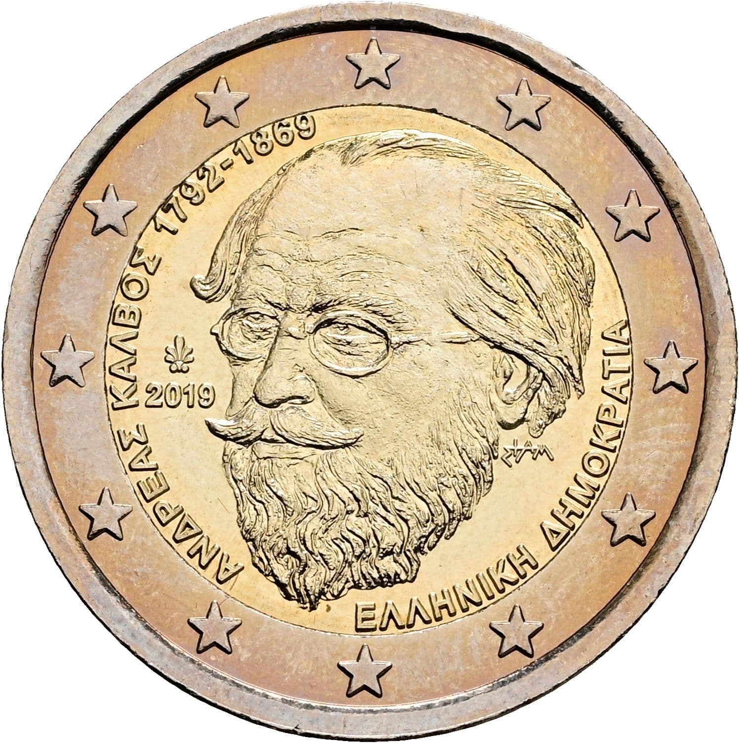 2 Euro 2019 – Rückseite